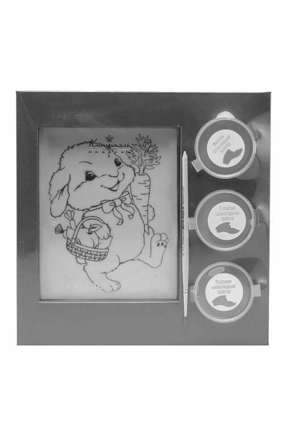 Замысловатая страница раскраски шоколадного конфаэля