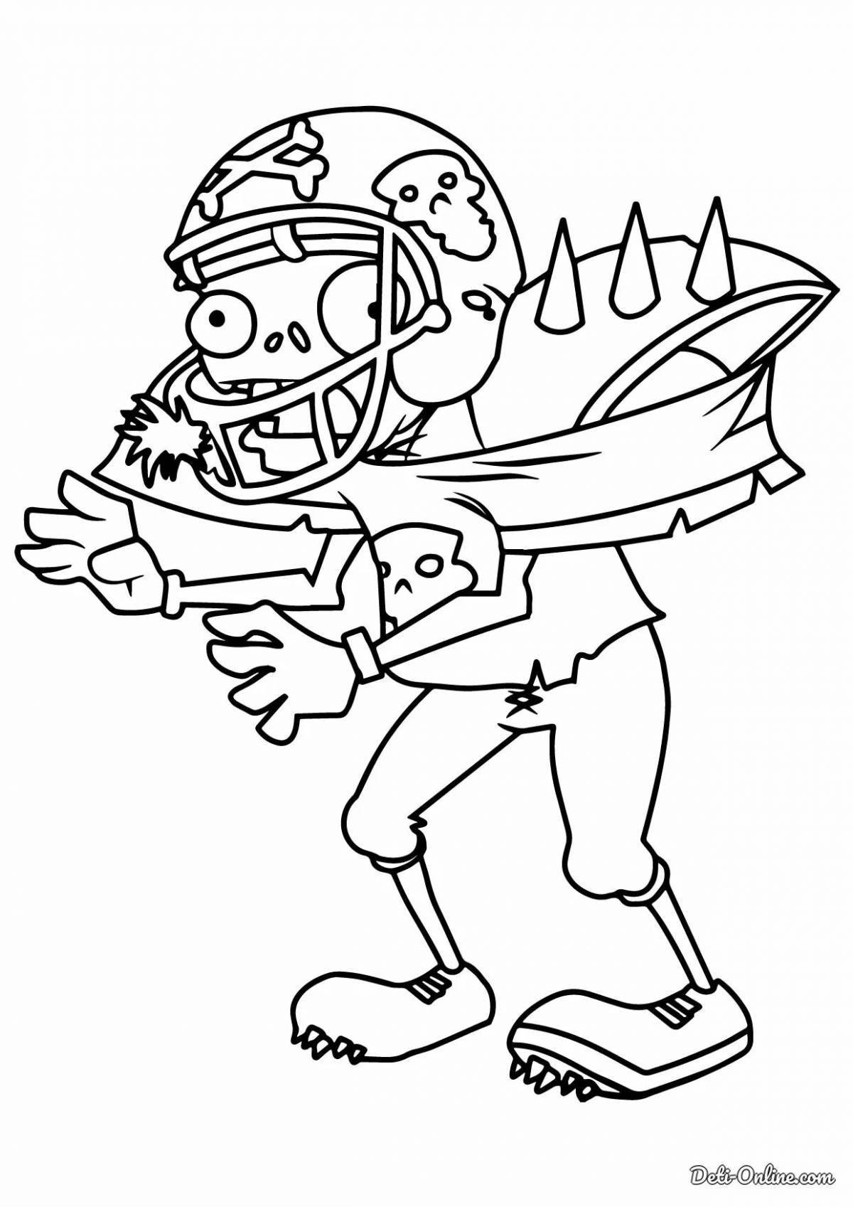 Coloring book disgusting zombie sketchers