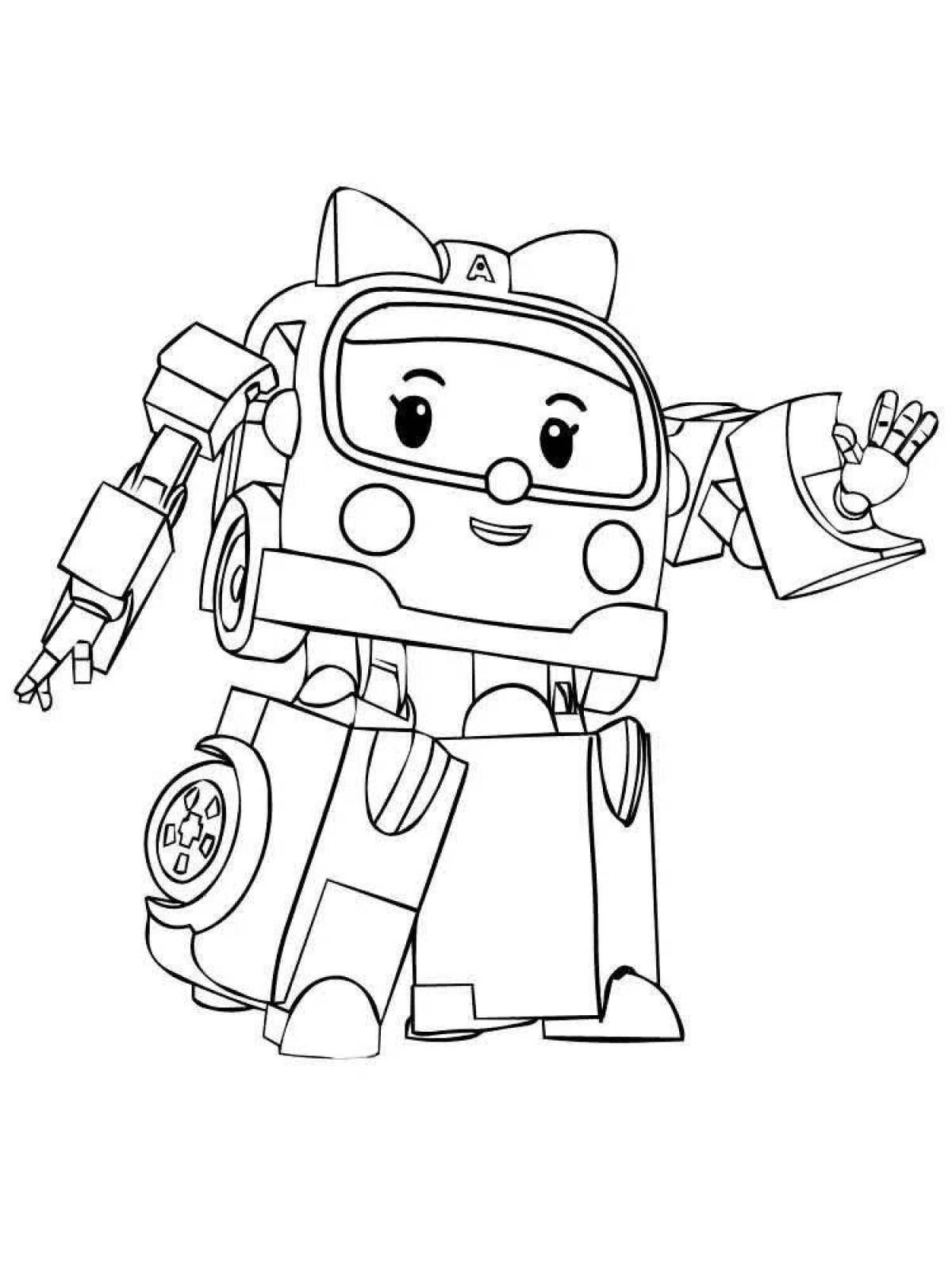 Animated helly coloring book