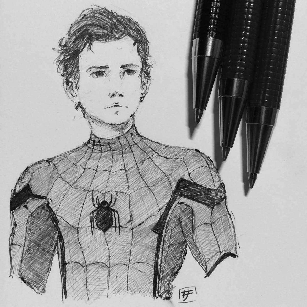 Tom Holland's exciting coloring book