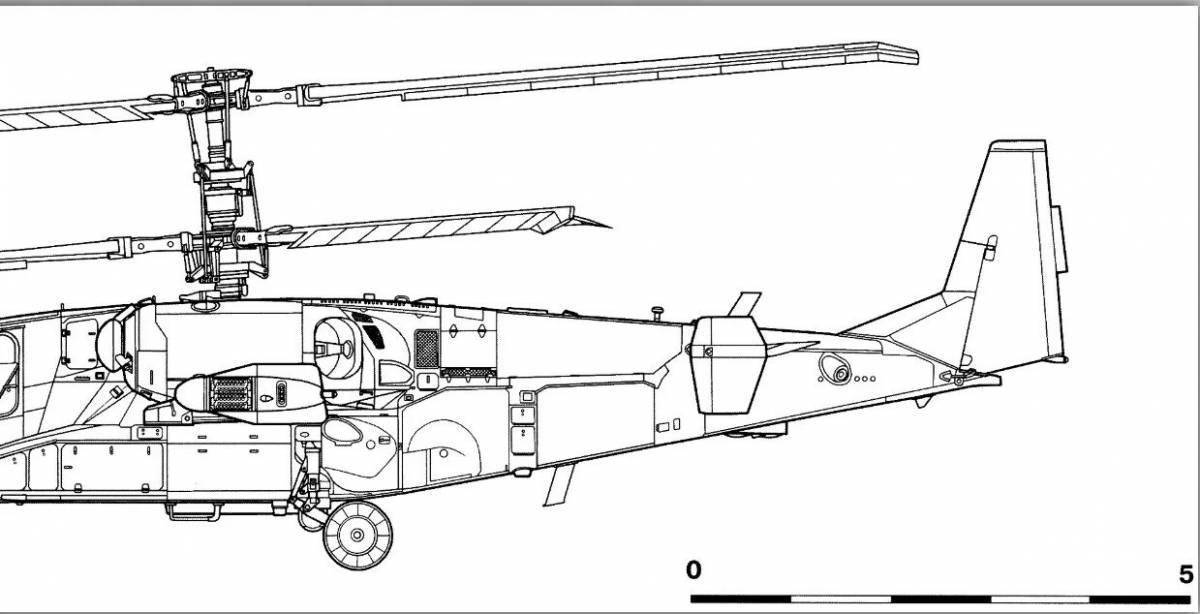 Ка 52 аллигатор чертеж