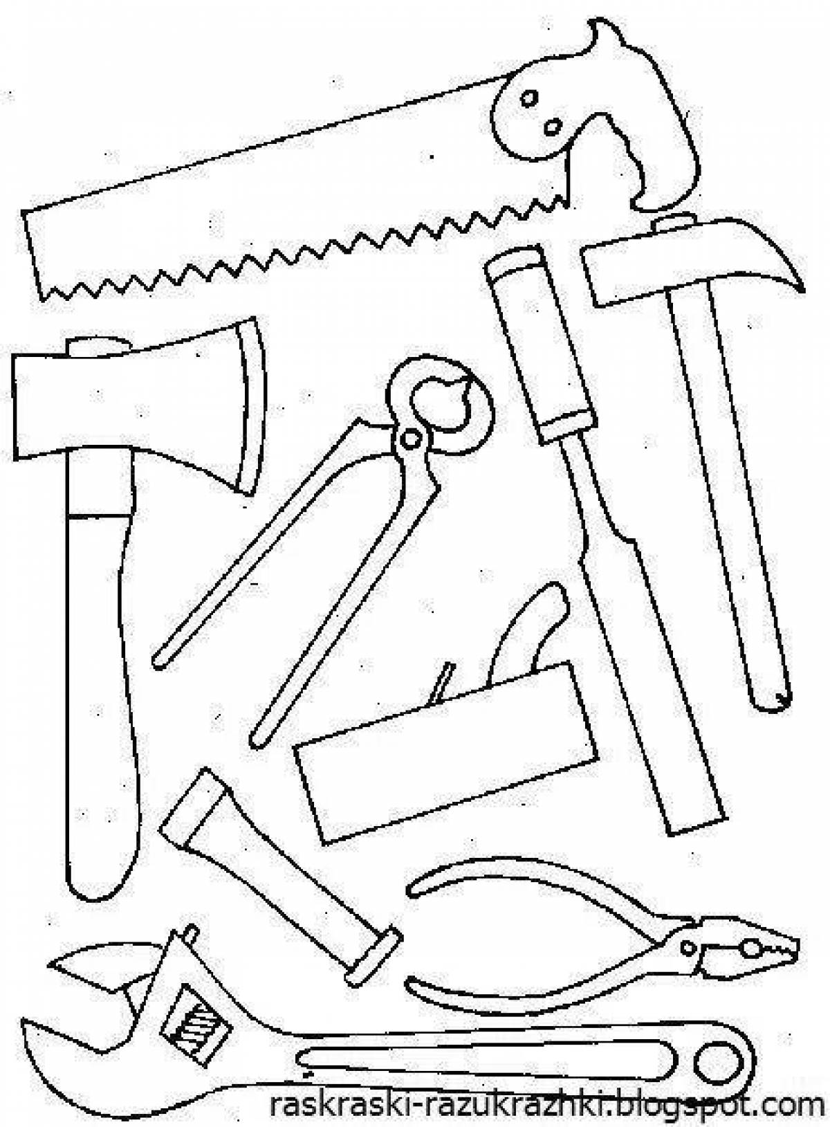 Картинки распечатать инструменты. Рассказка инструменты. Раскраска инструменты. Раскраски инстументы Строитель. Инструменты раскраска для детей.