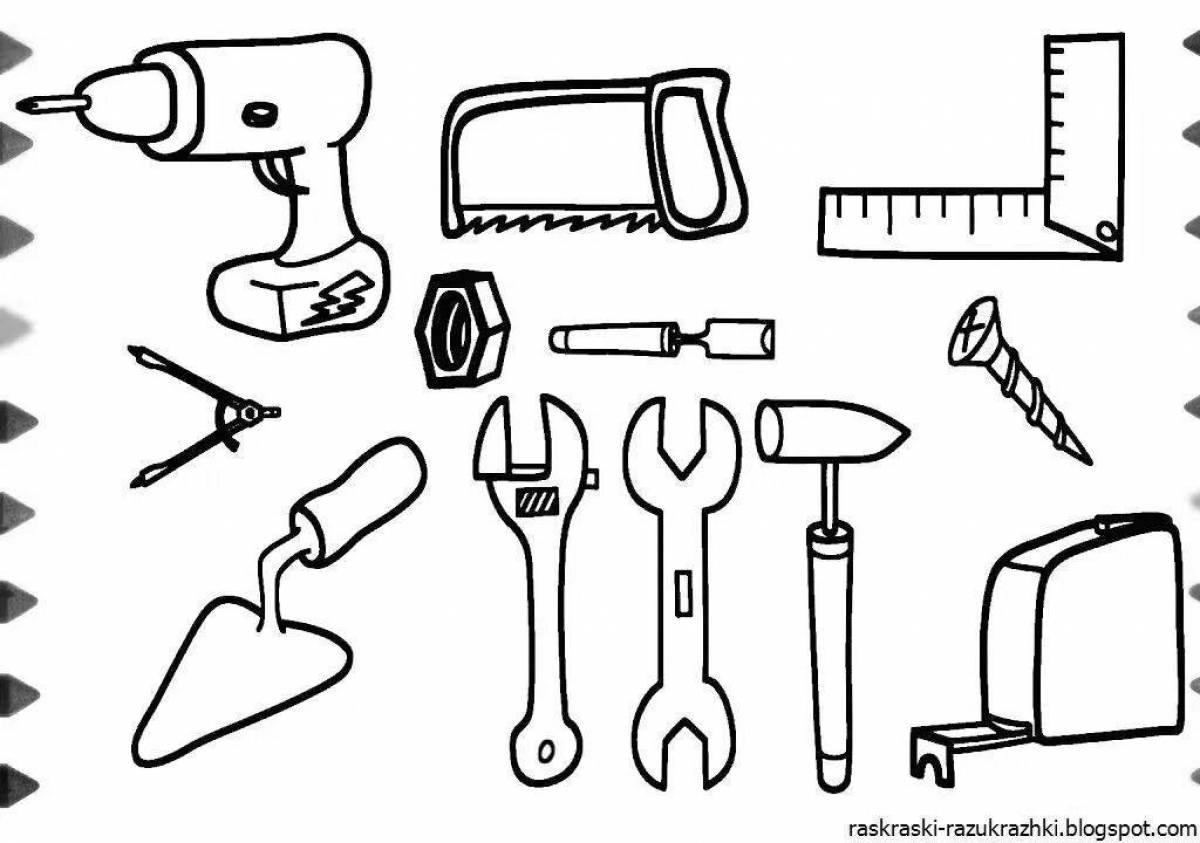 Рисовать инструменты. Раскраска инструменты. Раскраски инструменты строительные. Инструменты раскраска для детей. Шаблоны строительных инструментов для детей.