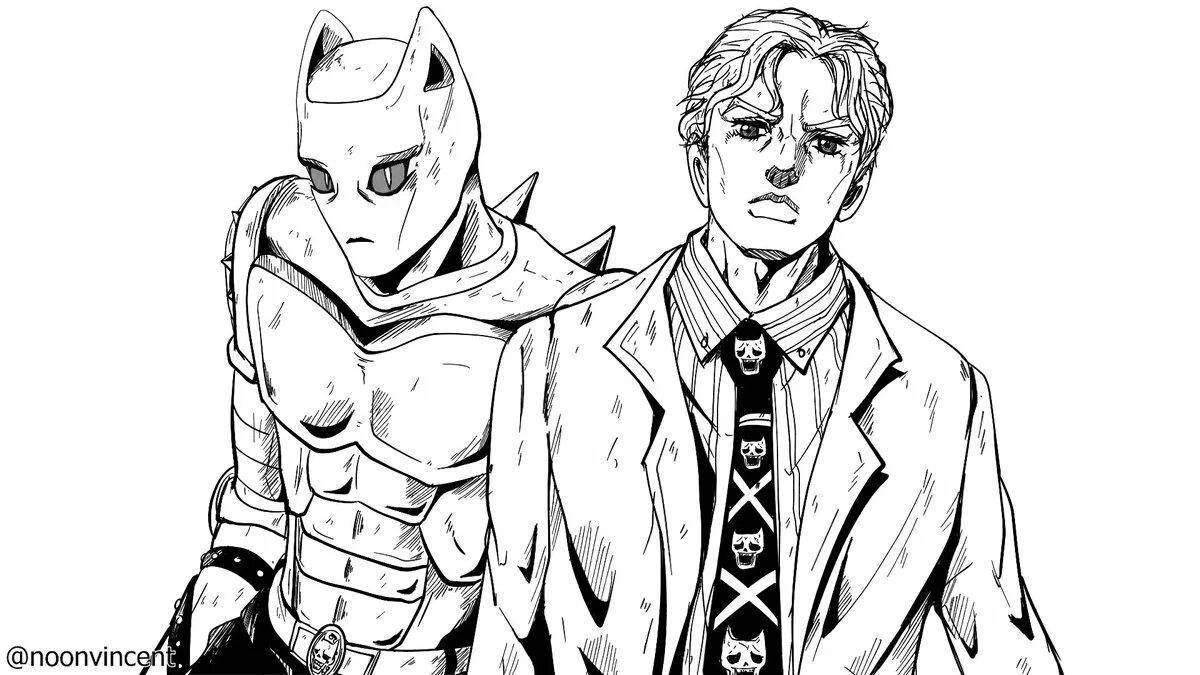 Впечатляющая страница раскраски королевы убийц