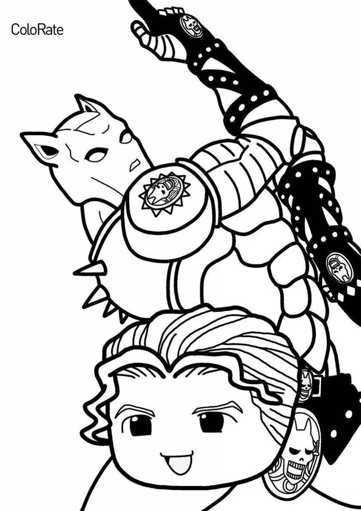 Amazing Killer Queen Coloring Page