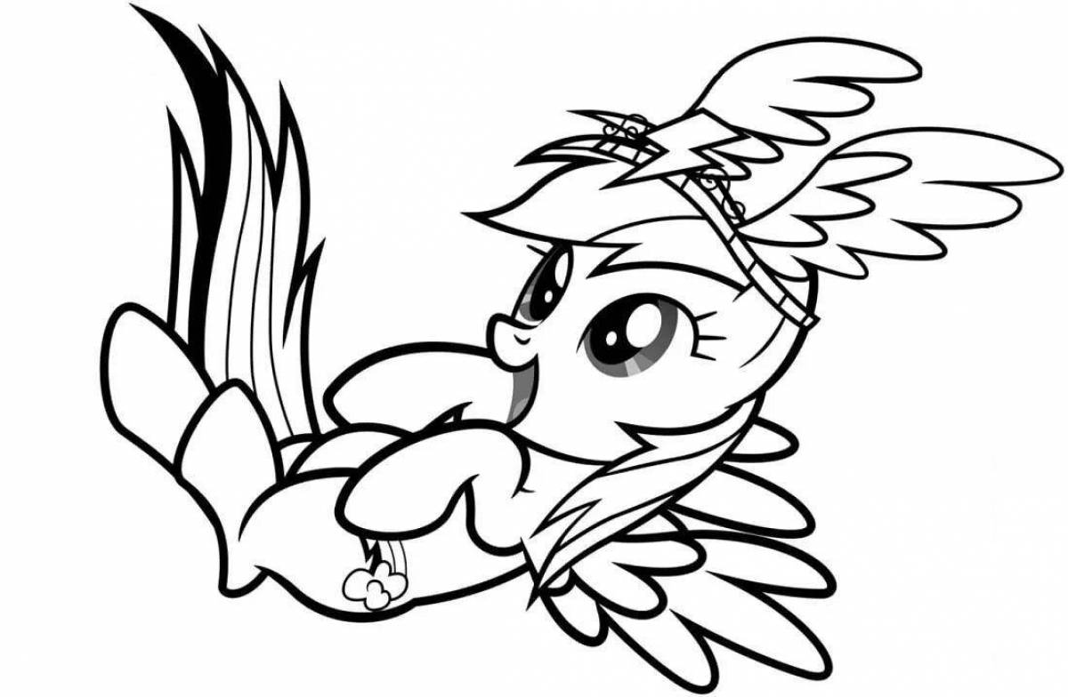 Coloring page adorable rambul dash