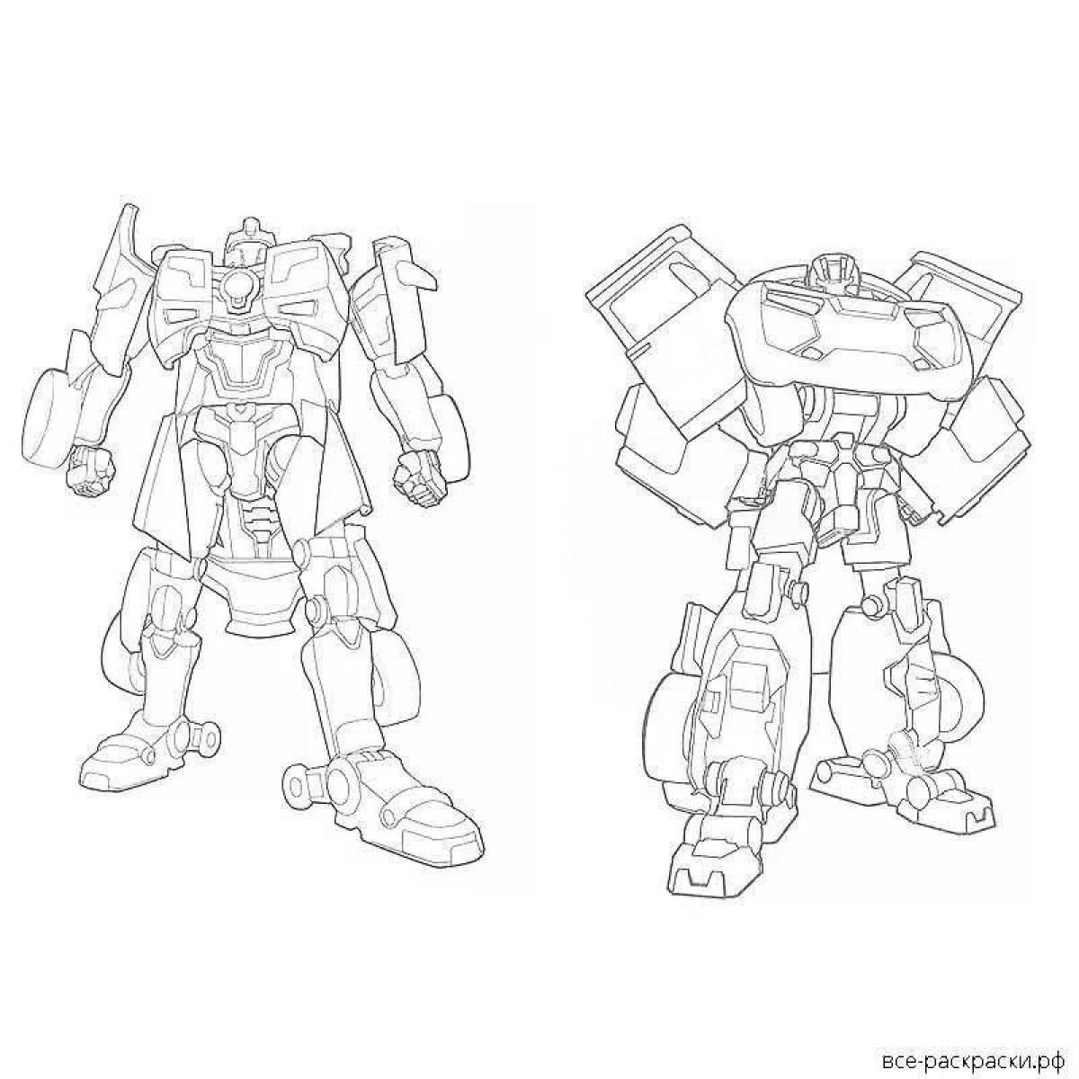Tobot tritan awesome coloring book
