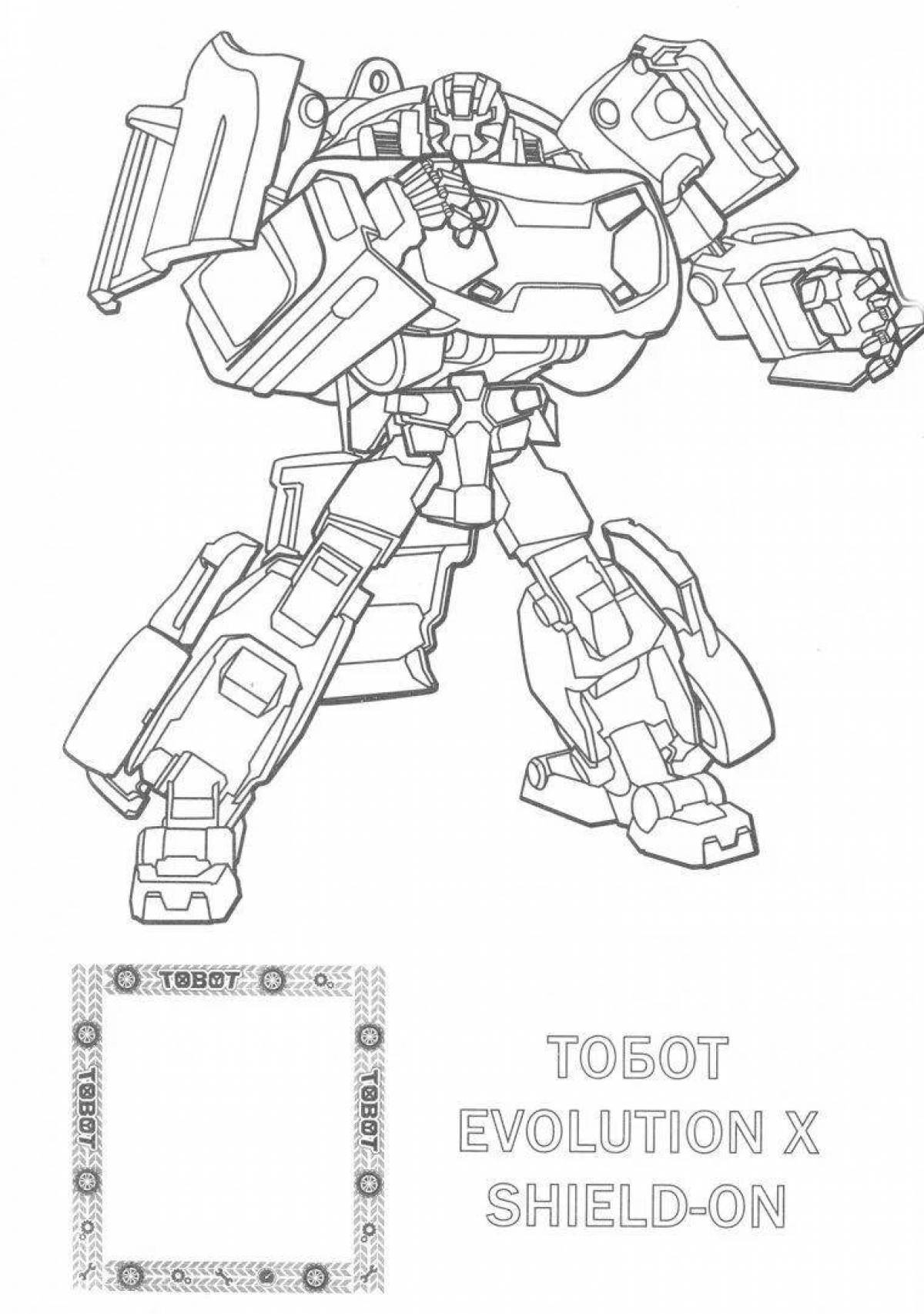Tempting coloring tobot tritan