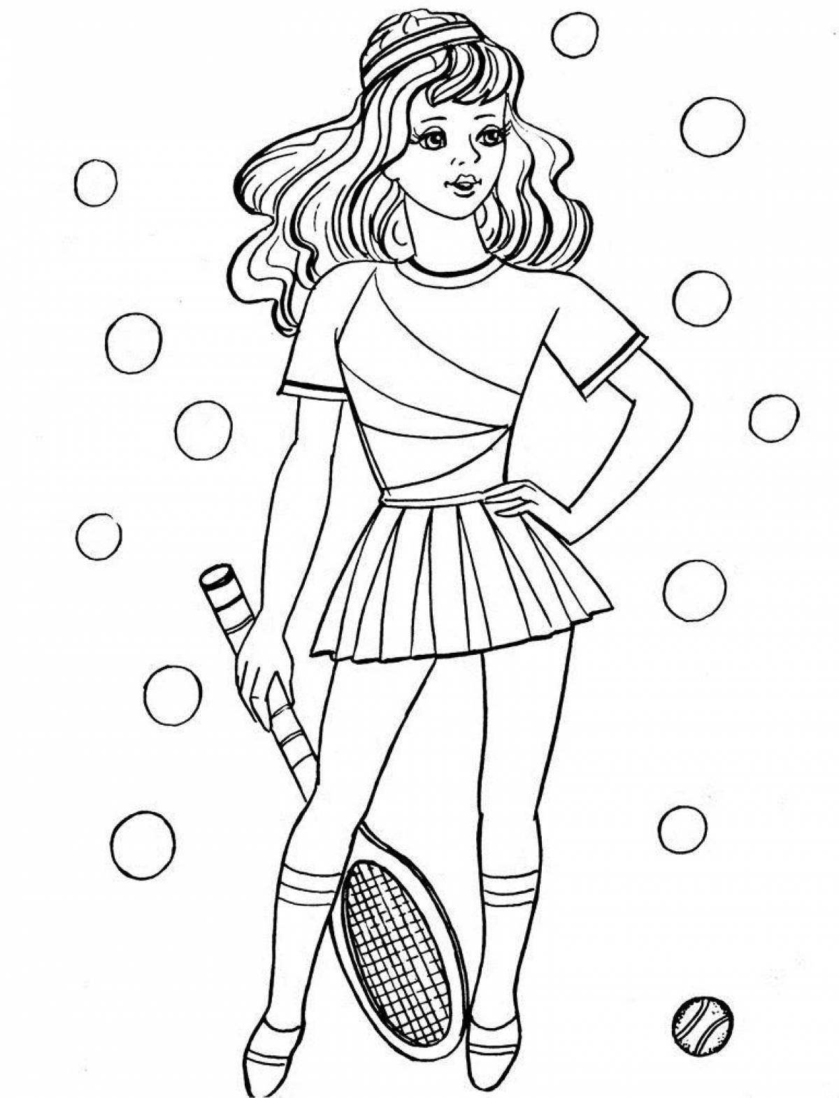 Fashion girls coloring pages
