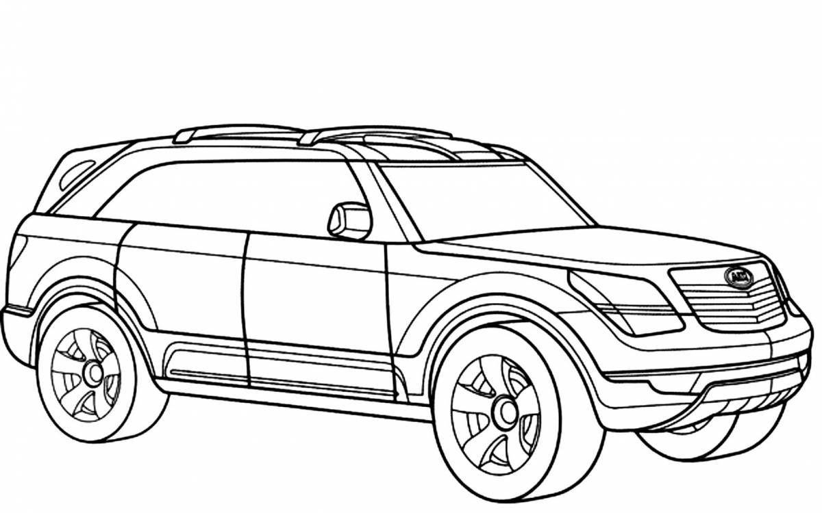 Regal kia sportage coloring page