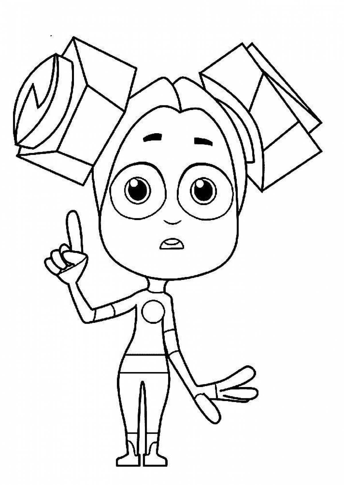 Coloring page adorable fixies