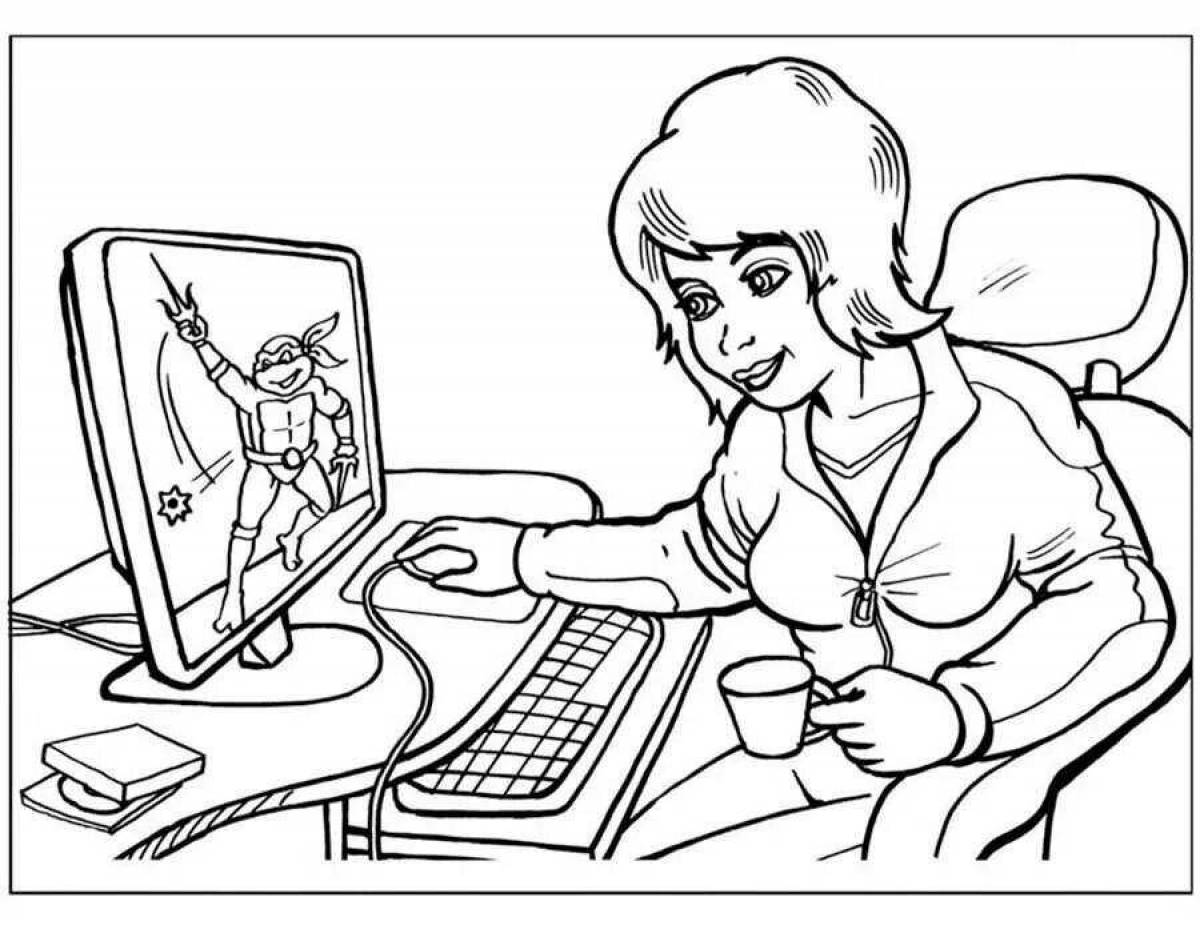 Great coloring pc games