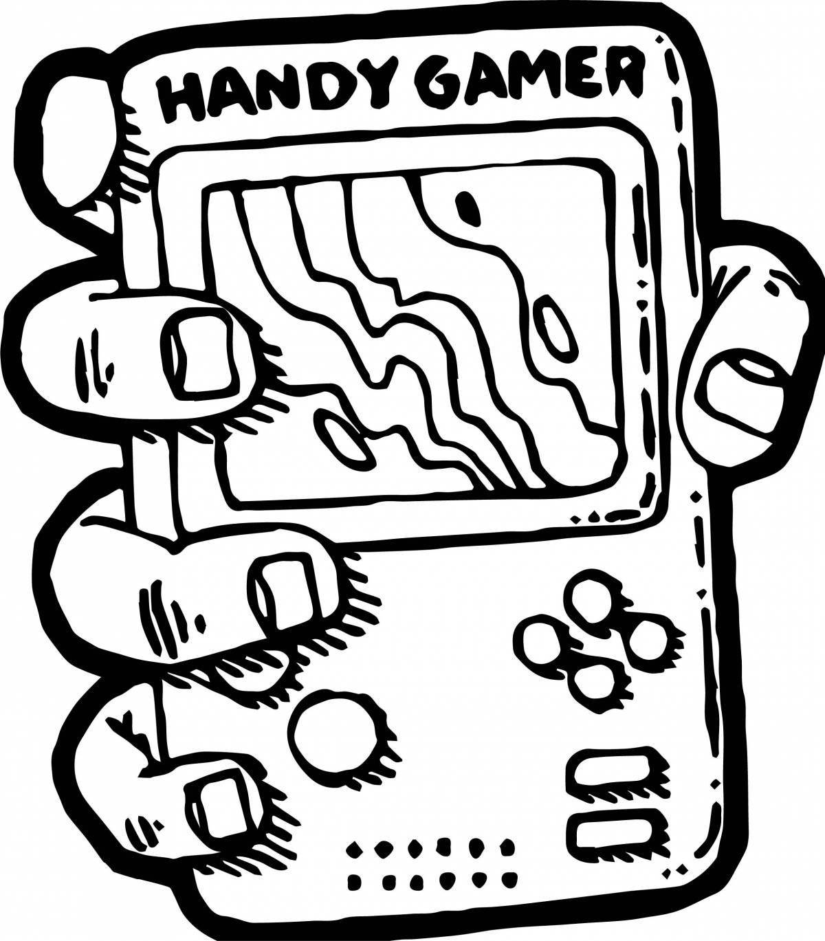 Great computer games coloring pages