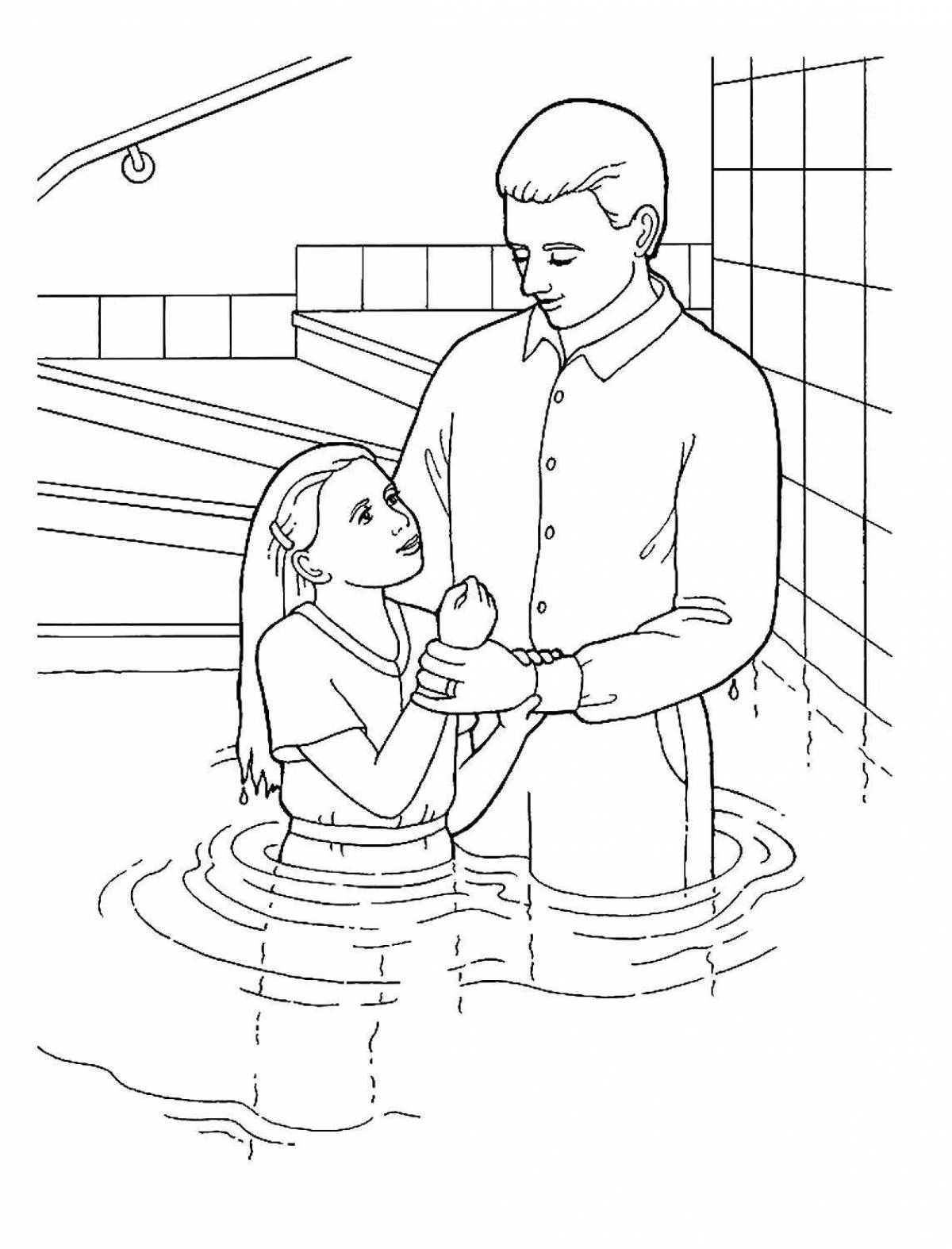 Adorable daddy's girls coloring book
