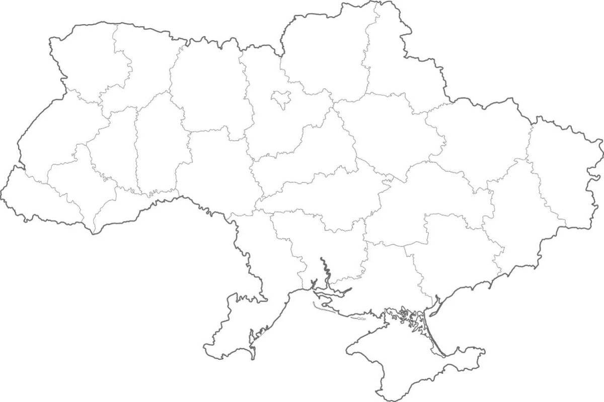 Map of ukraine #8