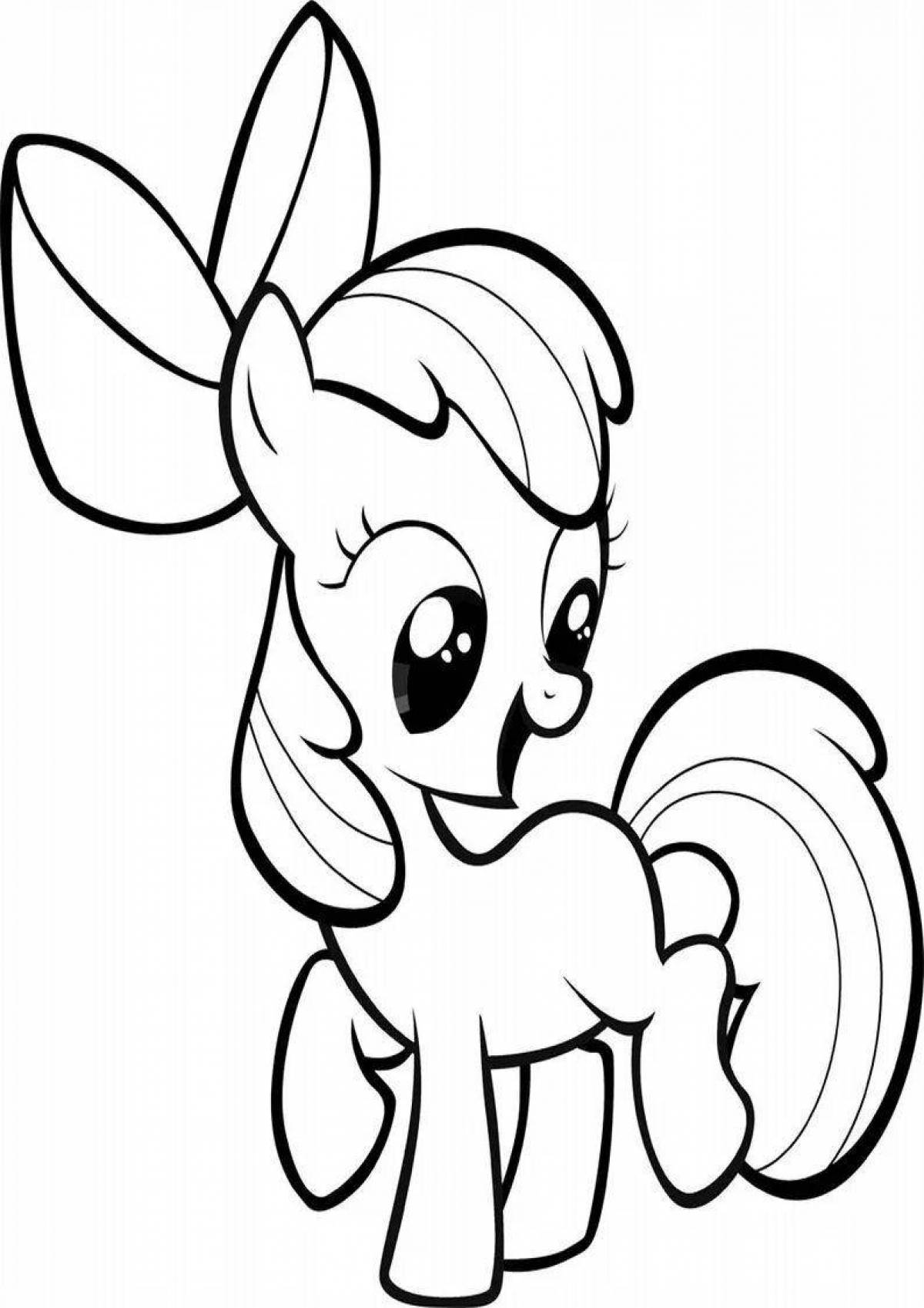 Animated apple bloom coloring page