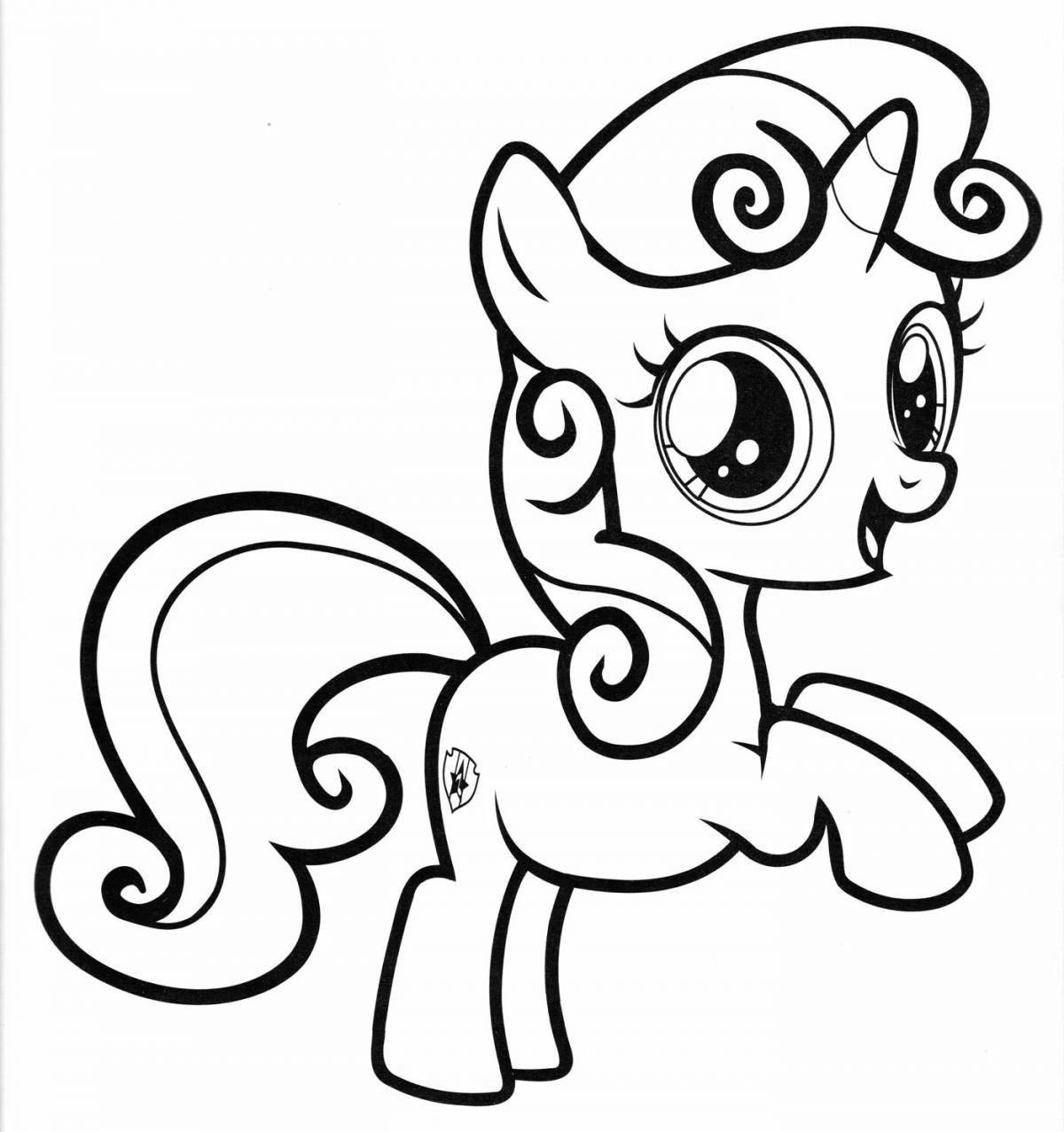 Blessed apple blossom coloring page