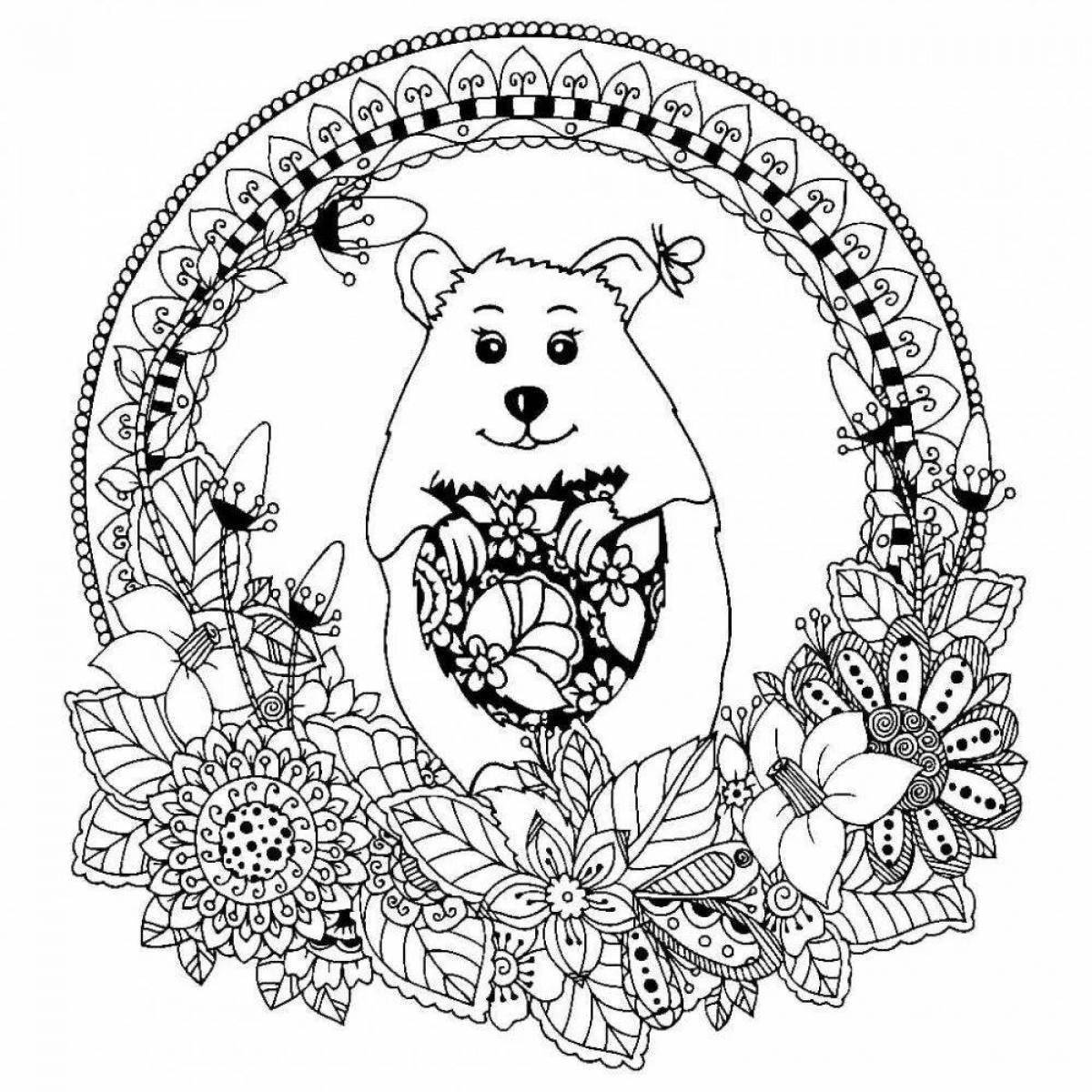 Magic coloring hamster antistress