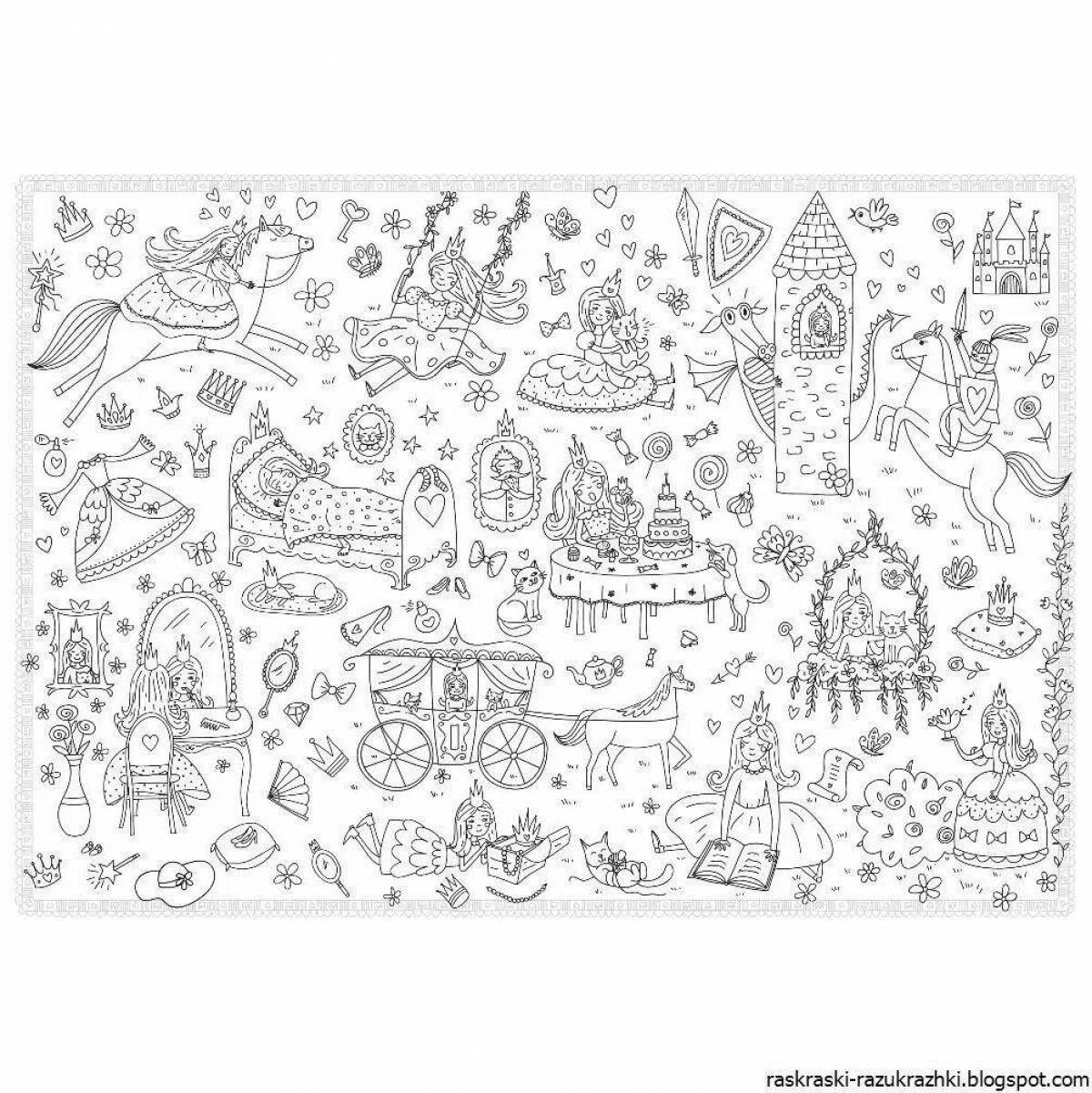 Hobby line coloring book