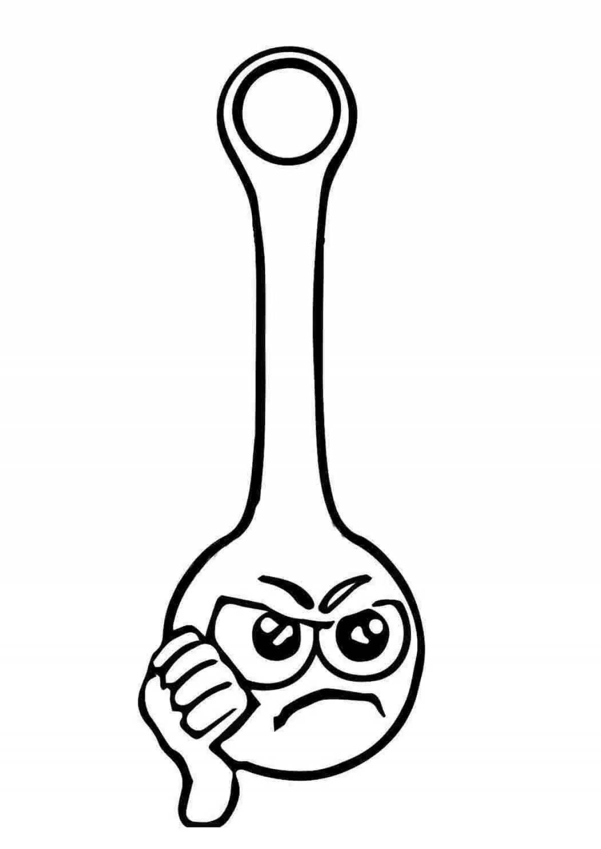 Fat fasteners coloring page
