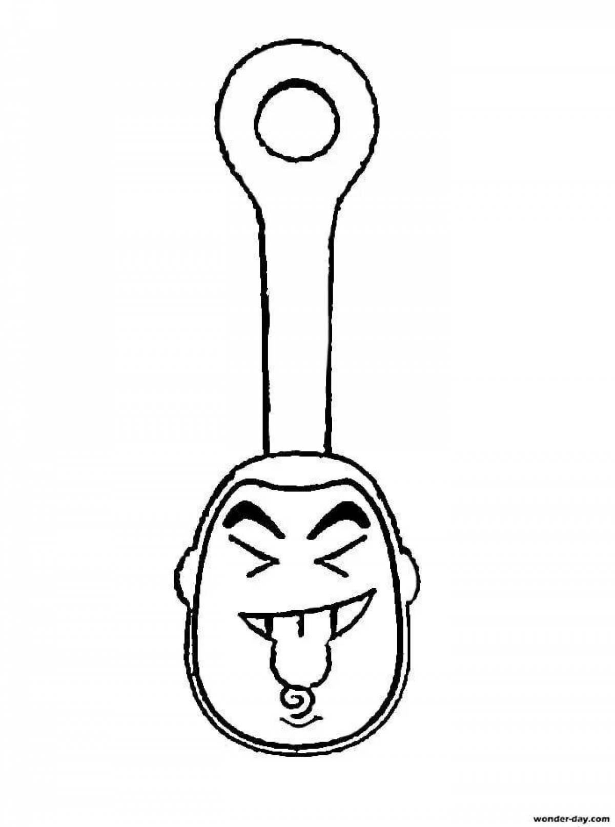 Раскраска завораживающие застежки