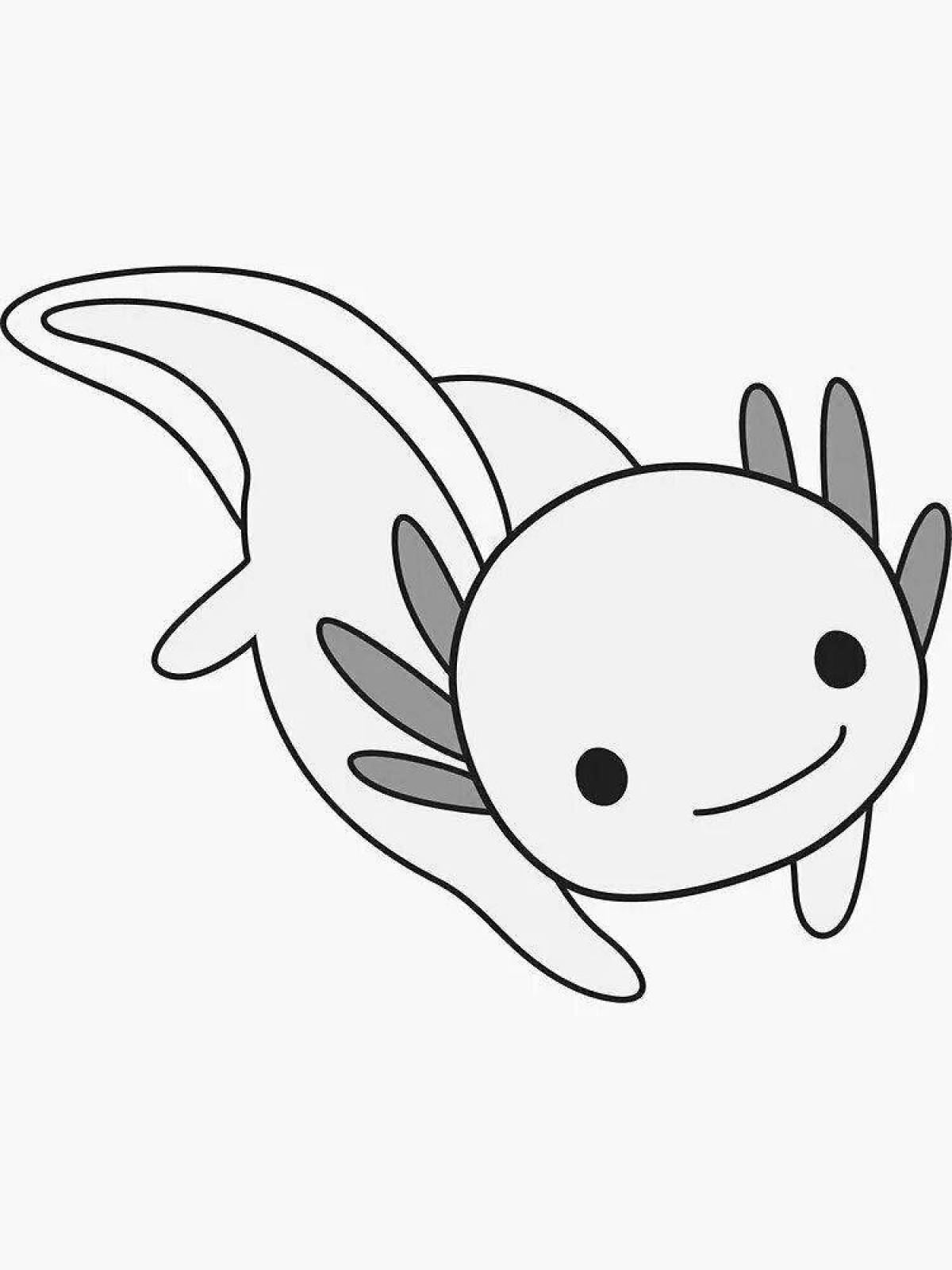 Axolotl live coloring