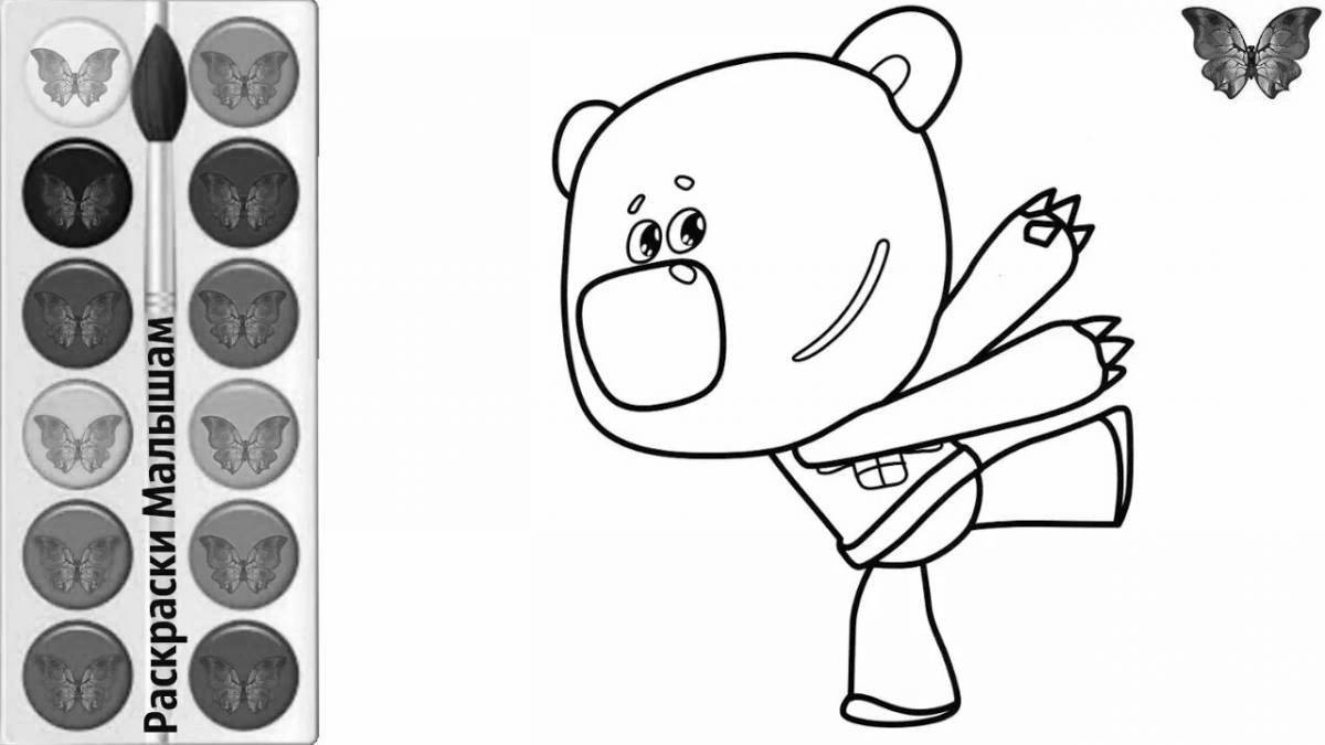 Inviting coloring videos