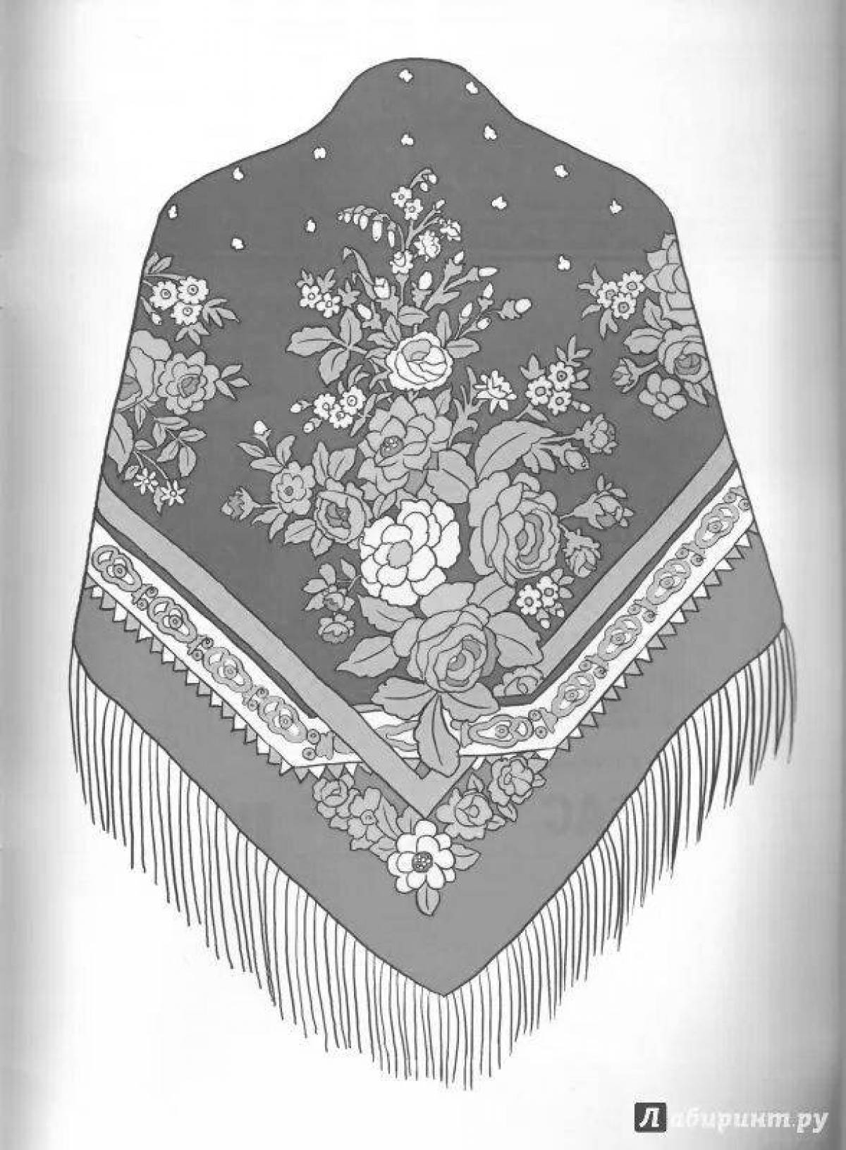 Dazzling pavlovoposad shawls