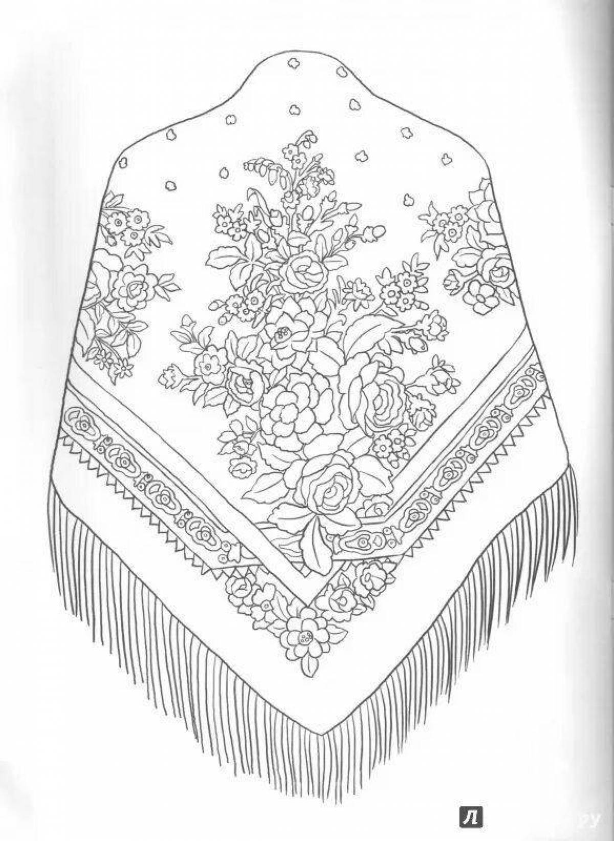 Pavlovo Posad shawls #4