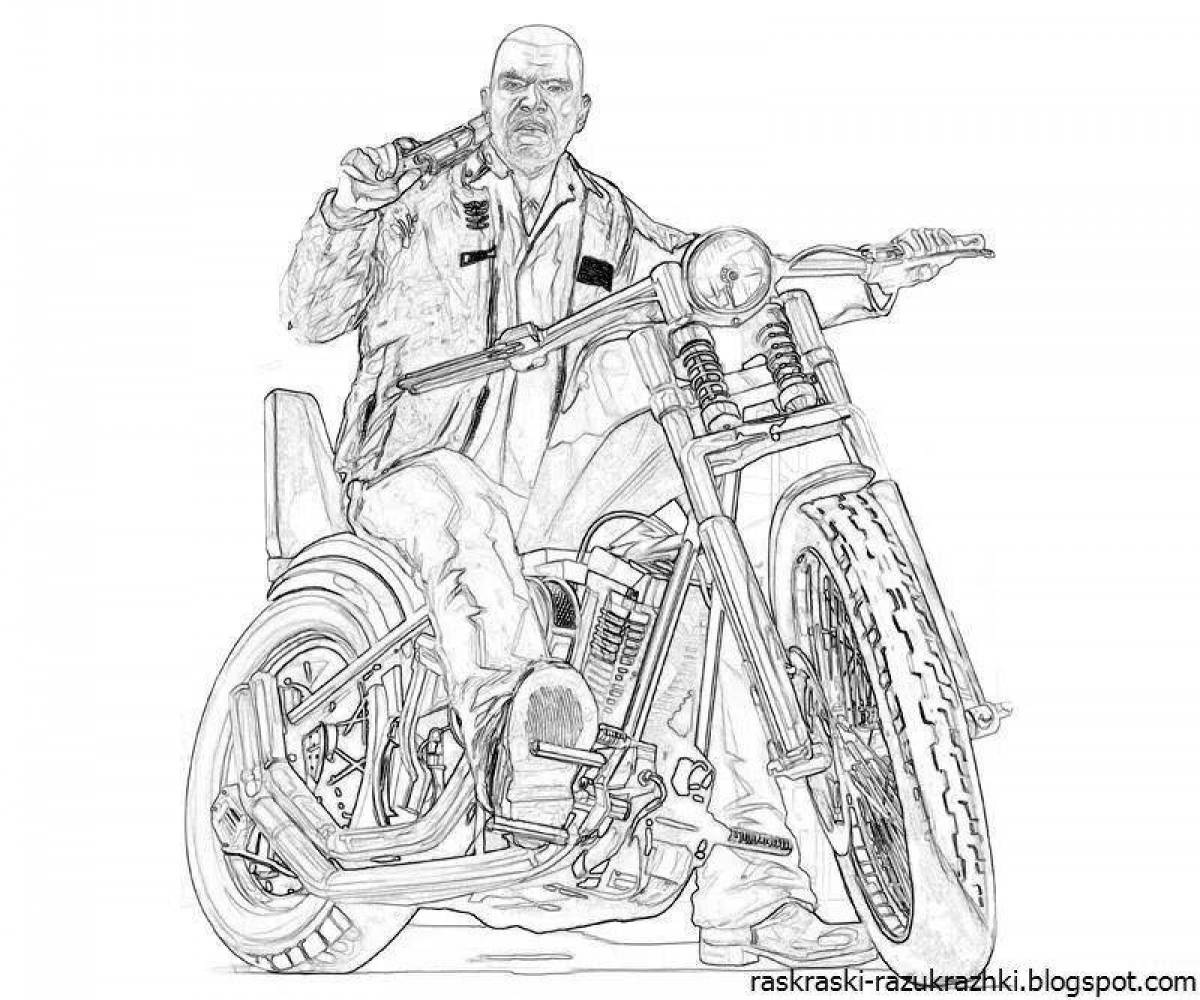 Playful gta 4 coloring page