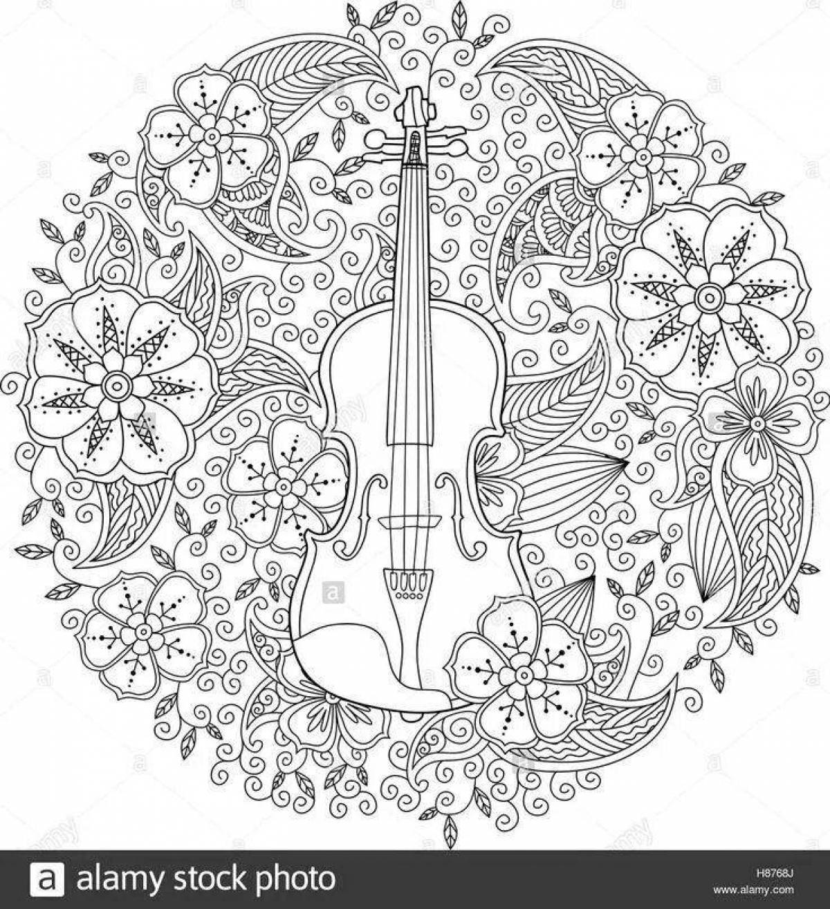 Soothing coloring anti-stress music