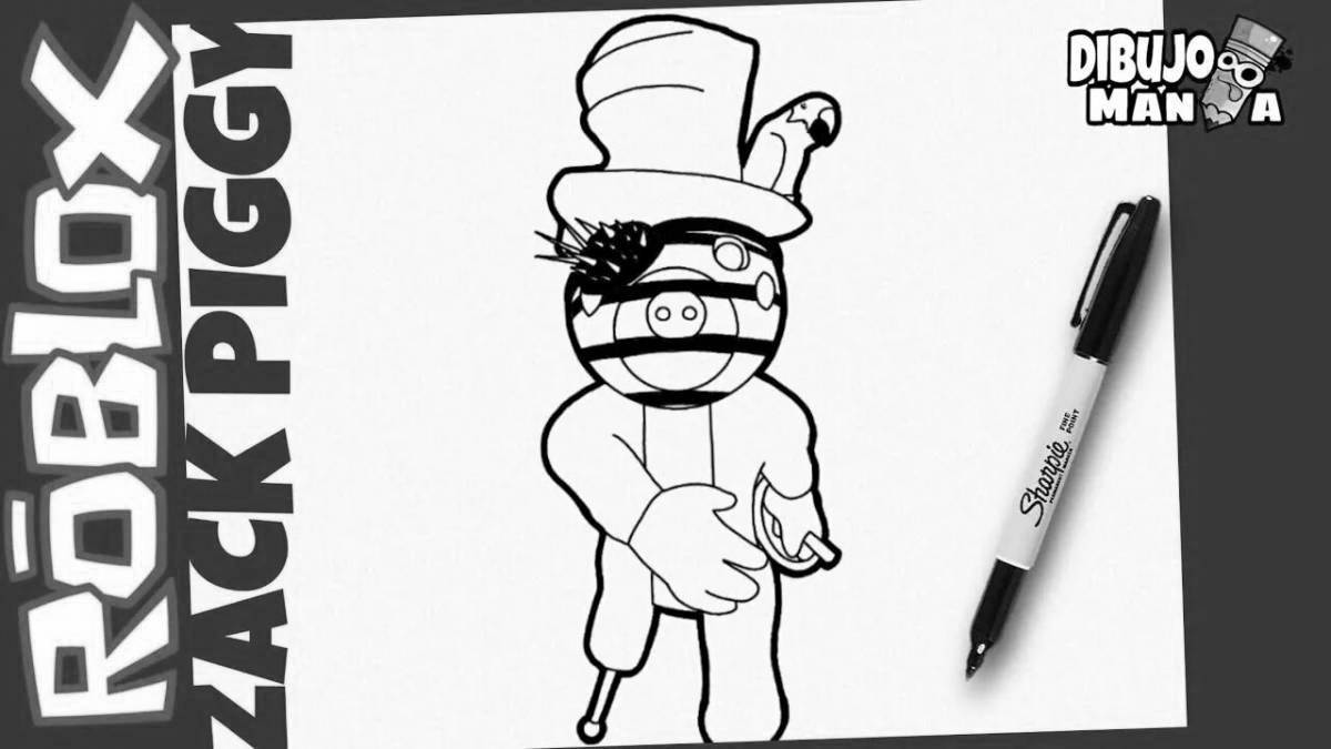 Awesome roblox yoshi coloring page