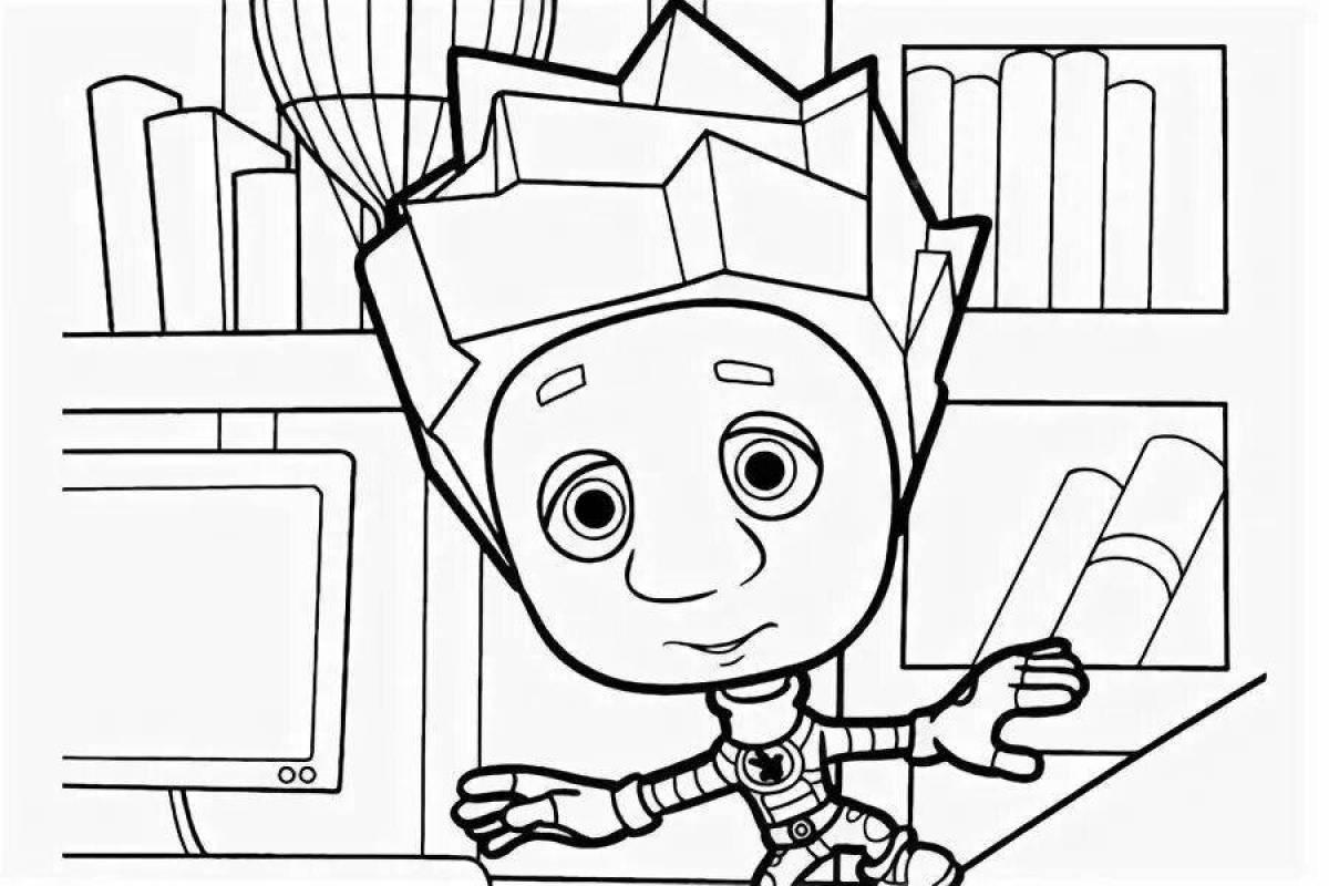 Amazing coloring pages fixies for boys