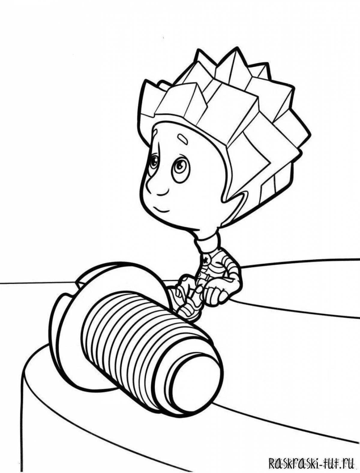 Showy fixies coloring pages for boys