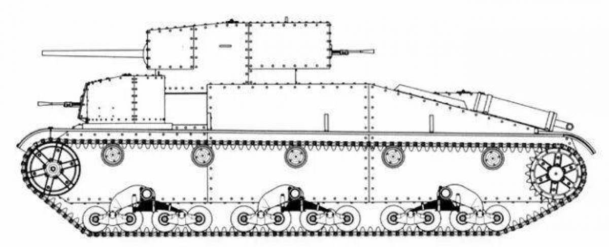 Т 28 танк чертежи