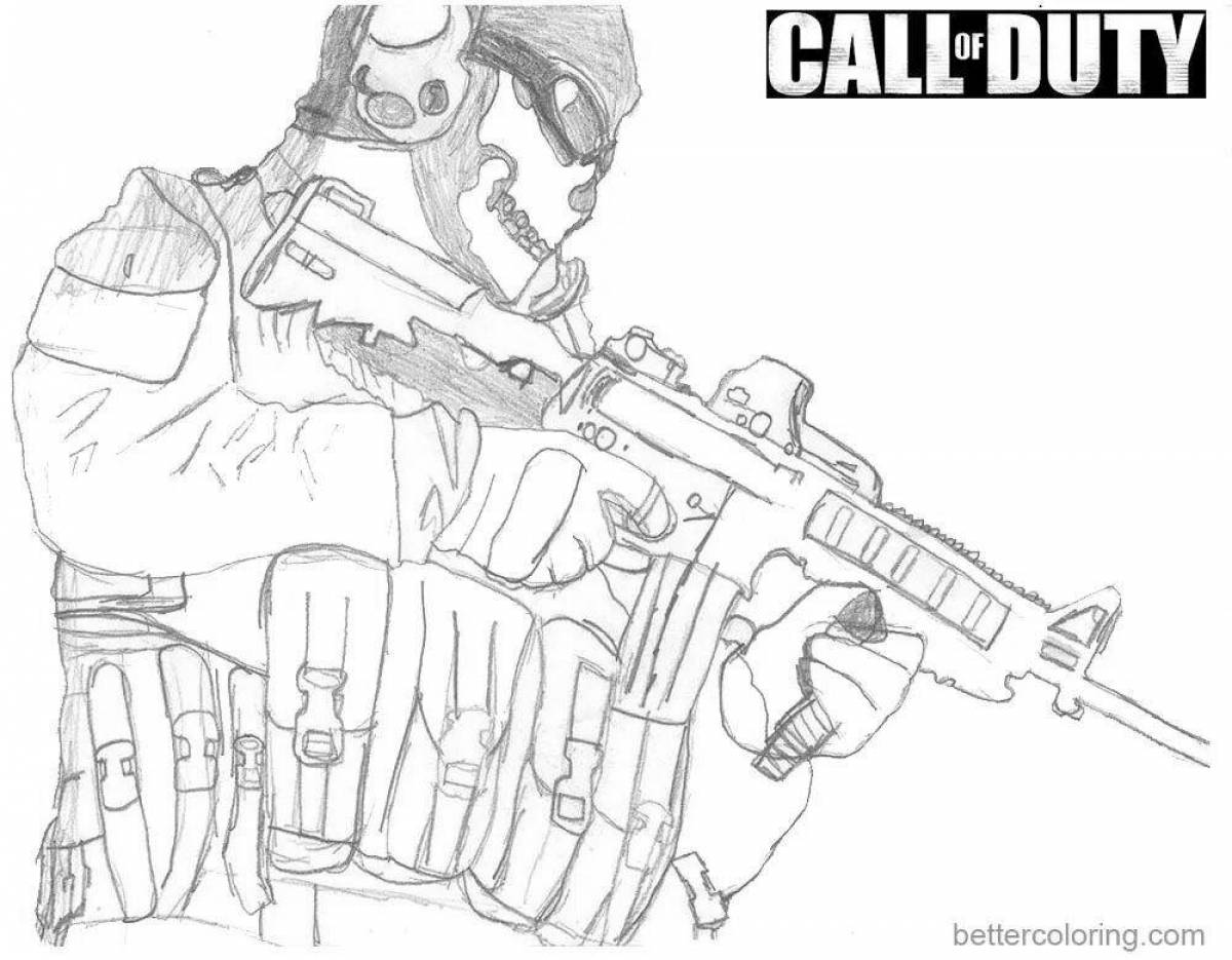 Раскраски Call of Duty Warzone