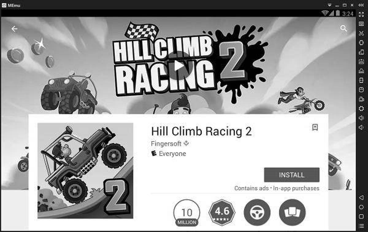 Фото Анимированная страница раскраски hill climb racing