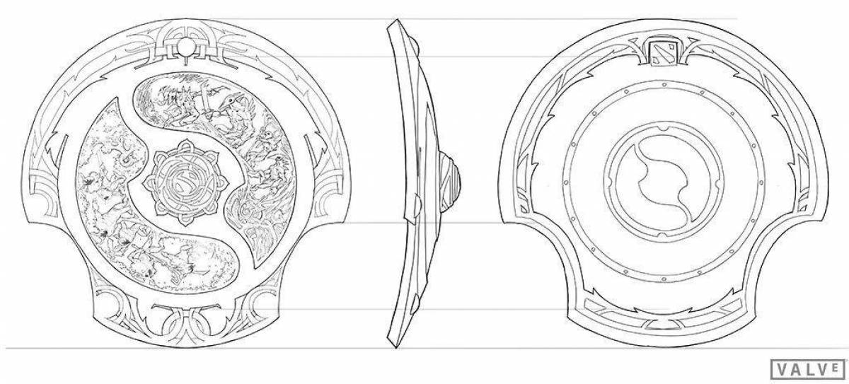 Раскраска Восхитительная страница раскраски aegis hiro