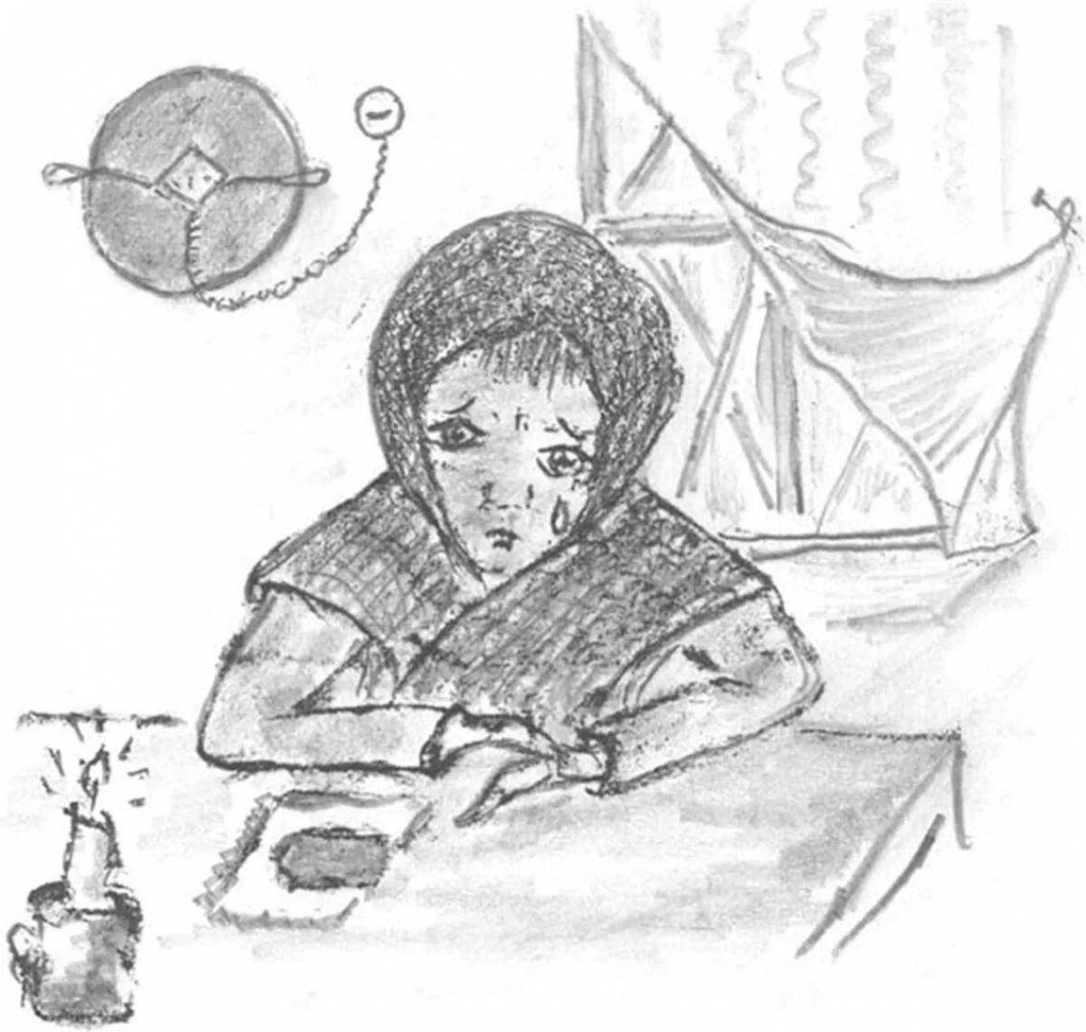 Leningrad multi-colored besieged bread