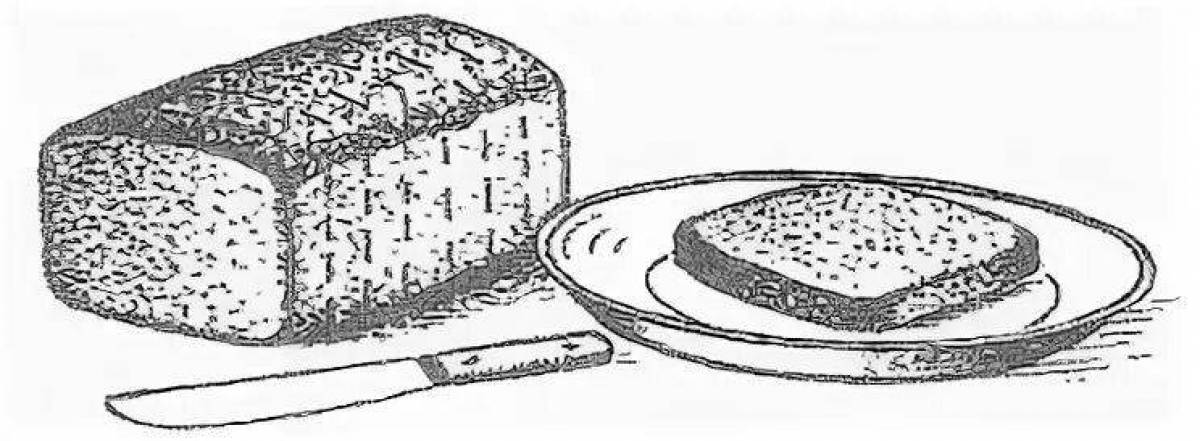 Dazzling besieged bread of Leningrad