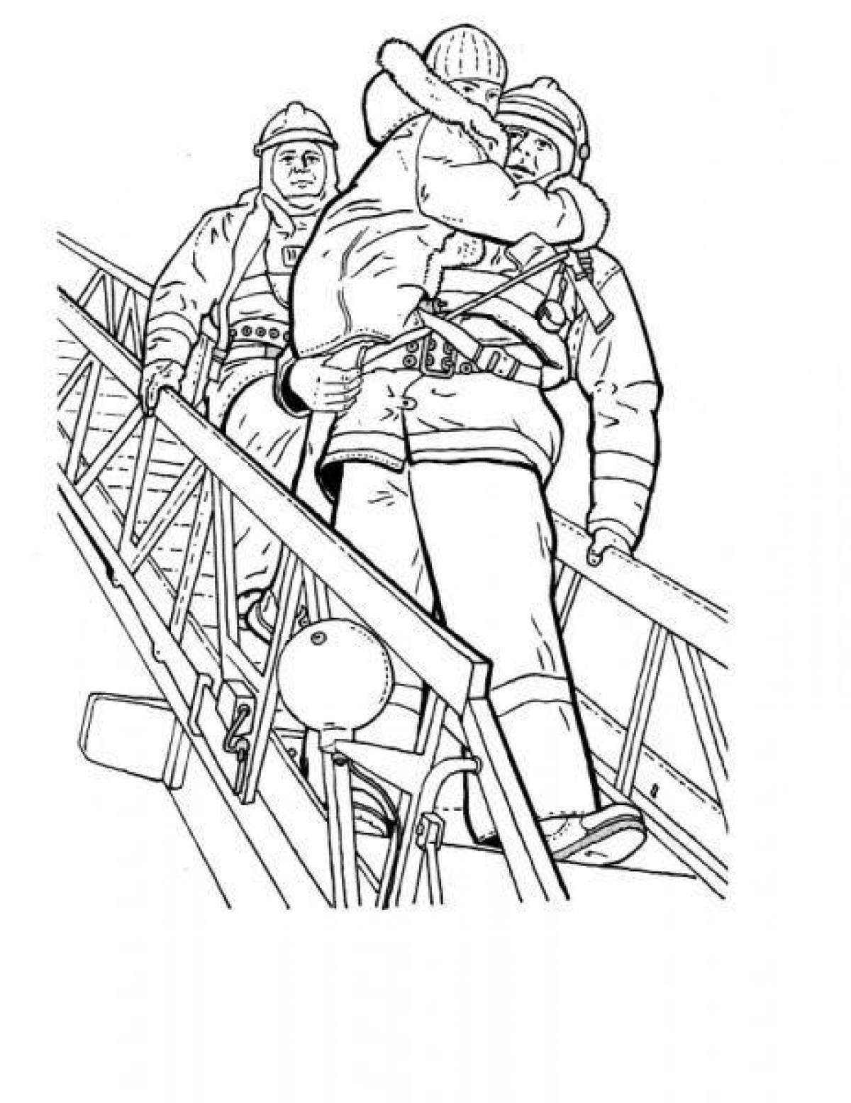 Dazzling coloring who protects us