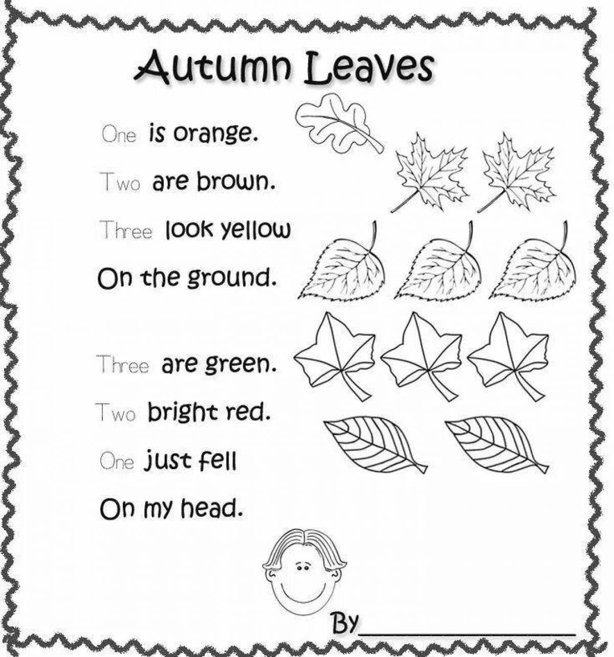Lively coloring page english translation