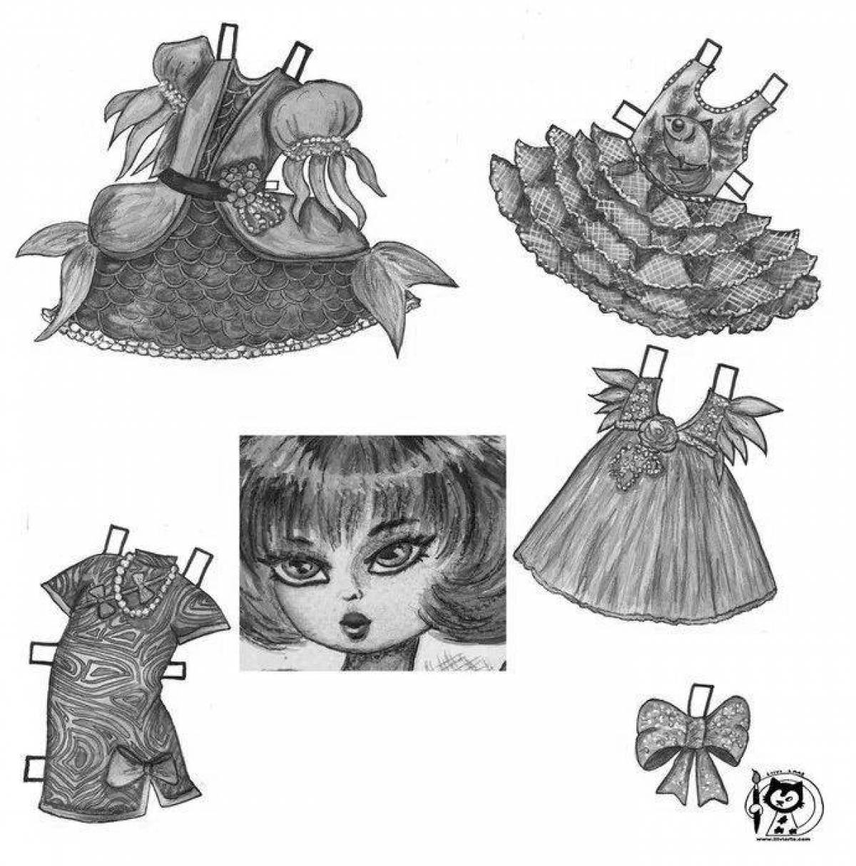 Сладкий кот с одеждой