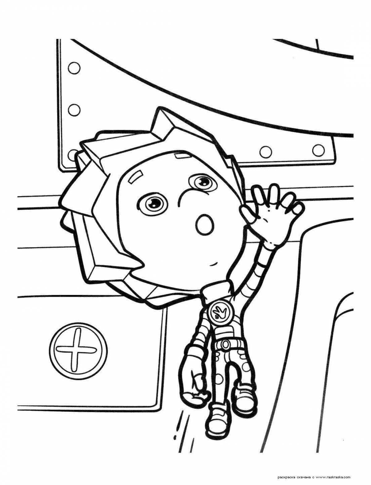 Восхитительная верта фиксиков раскраски