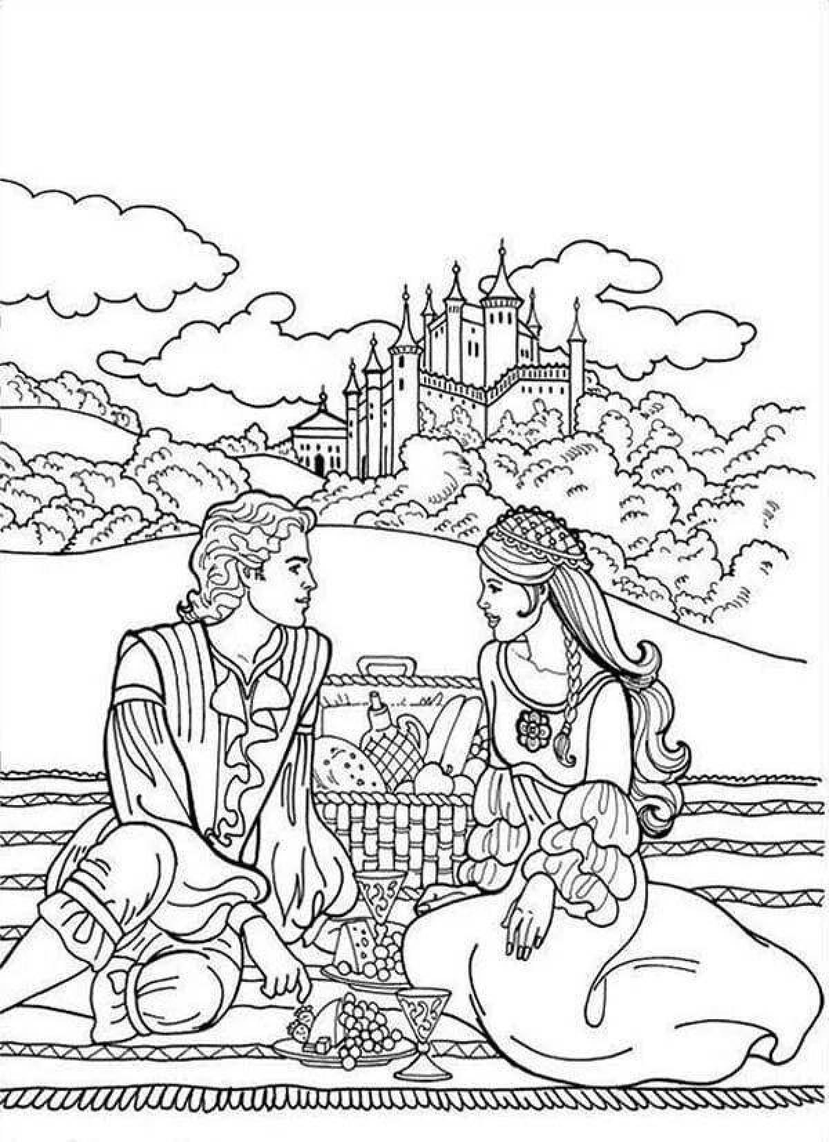 Amazing coloring pages romeo and juliet