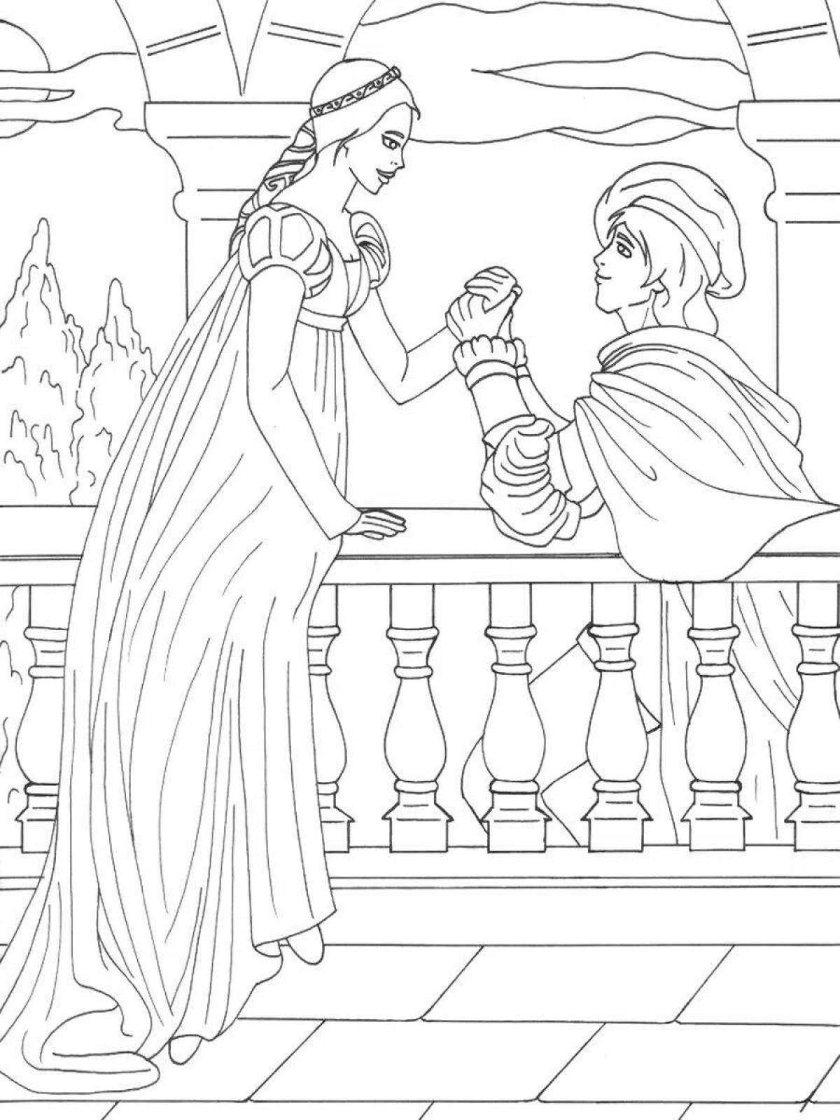 Brilliant romeo and juliet coloring book