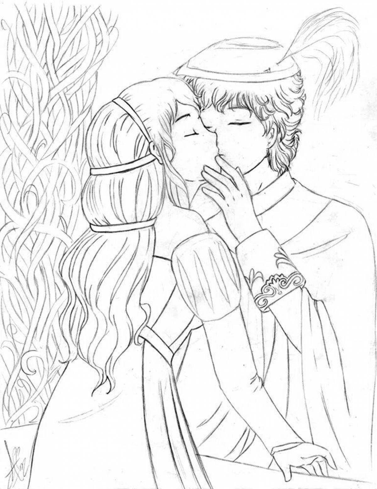 Coloring majestic romeo and juliet