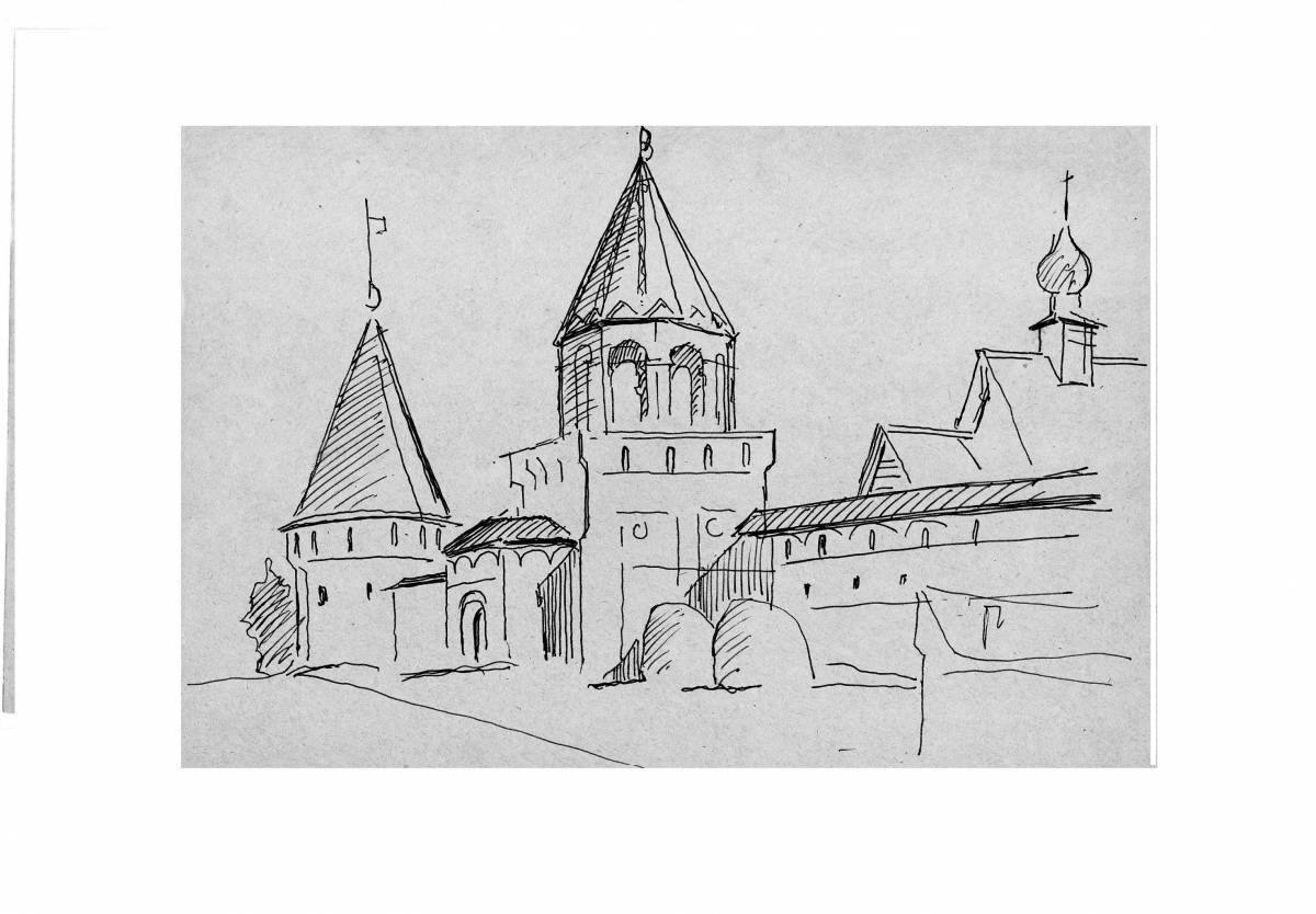 Great coloring of the kremlin velikiy novgorod