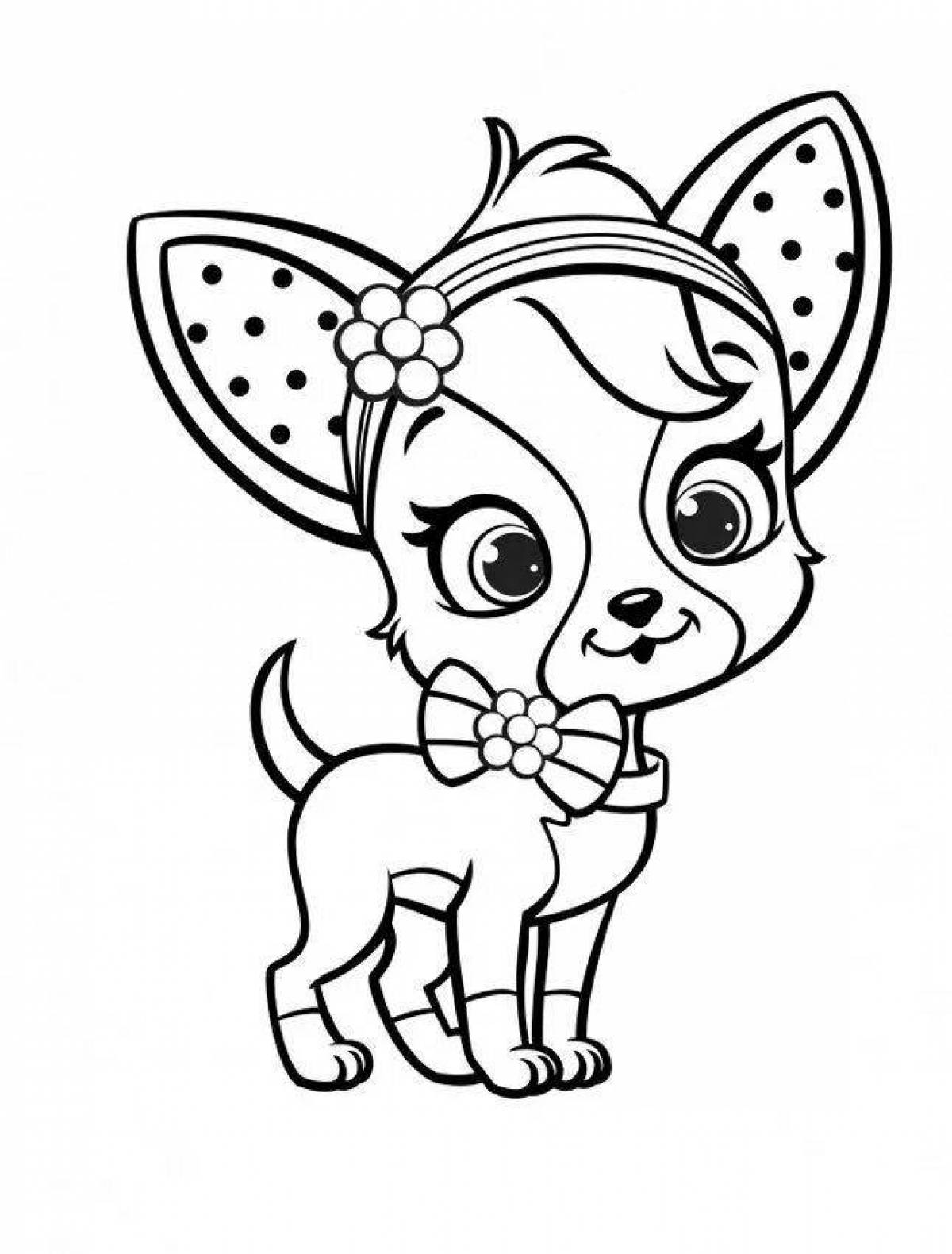 Dog with bow #20