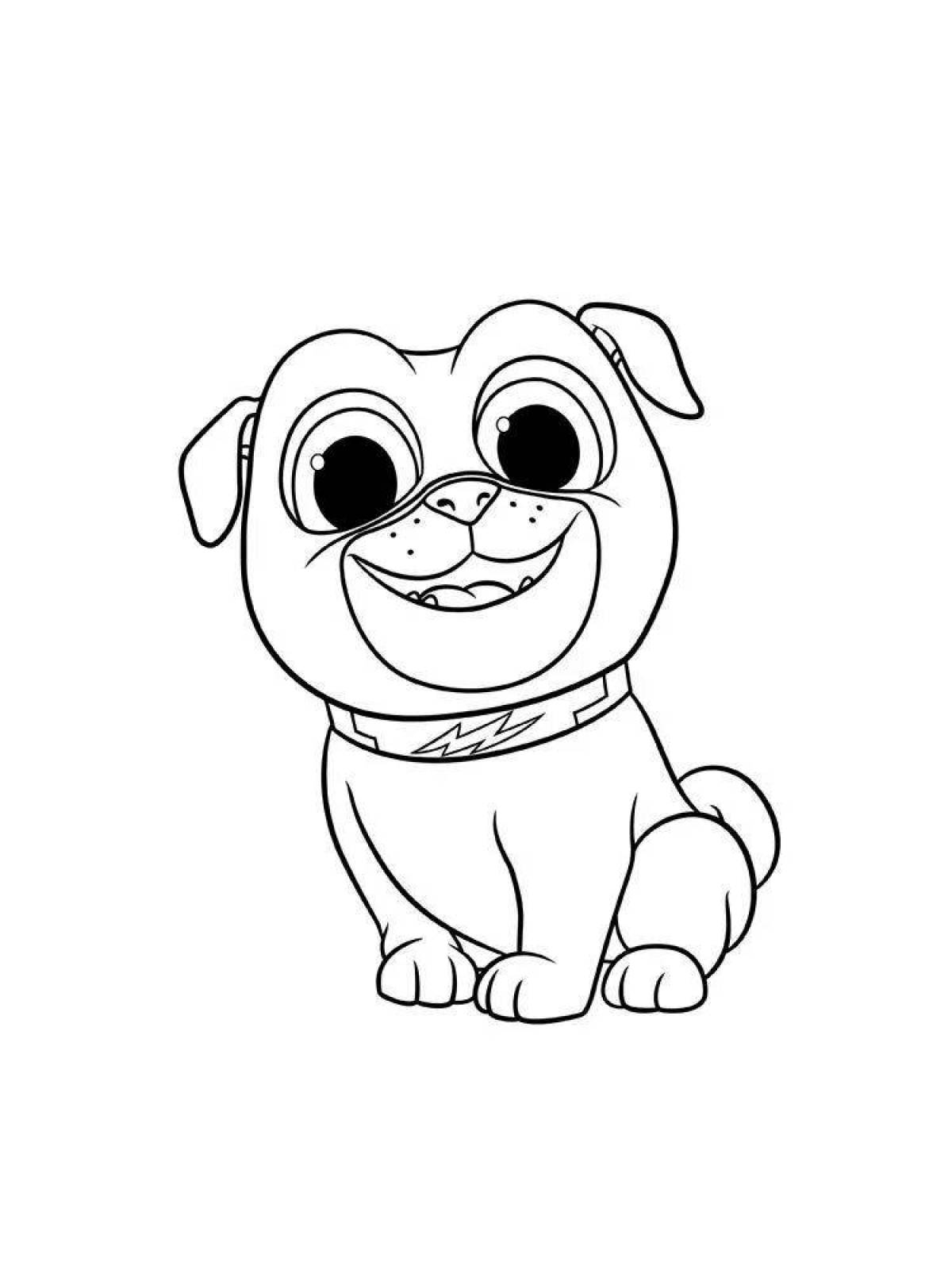 Fun bingo and roles coloring page